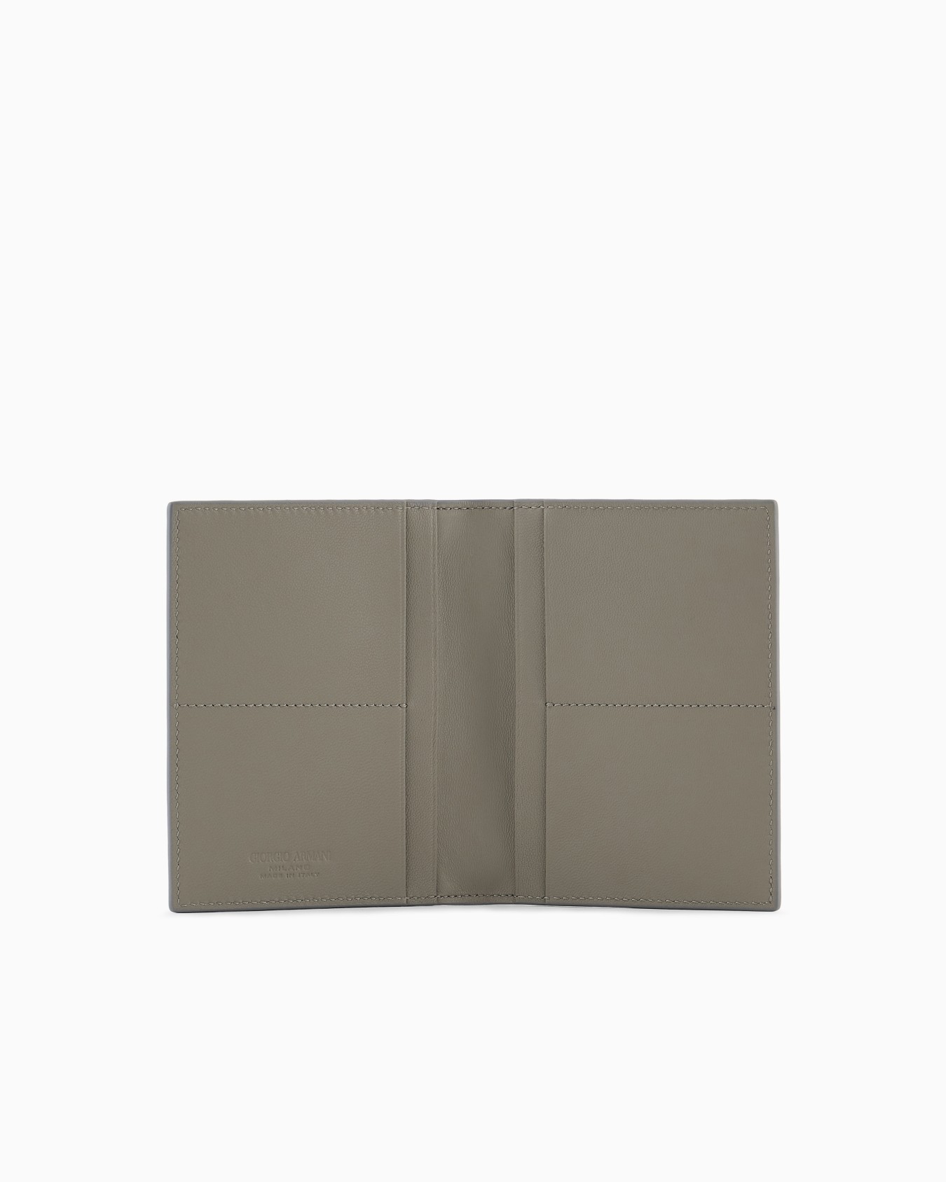 Nappa leather bifold passport holder Slide 2