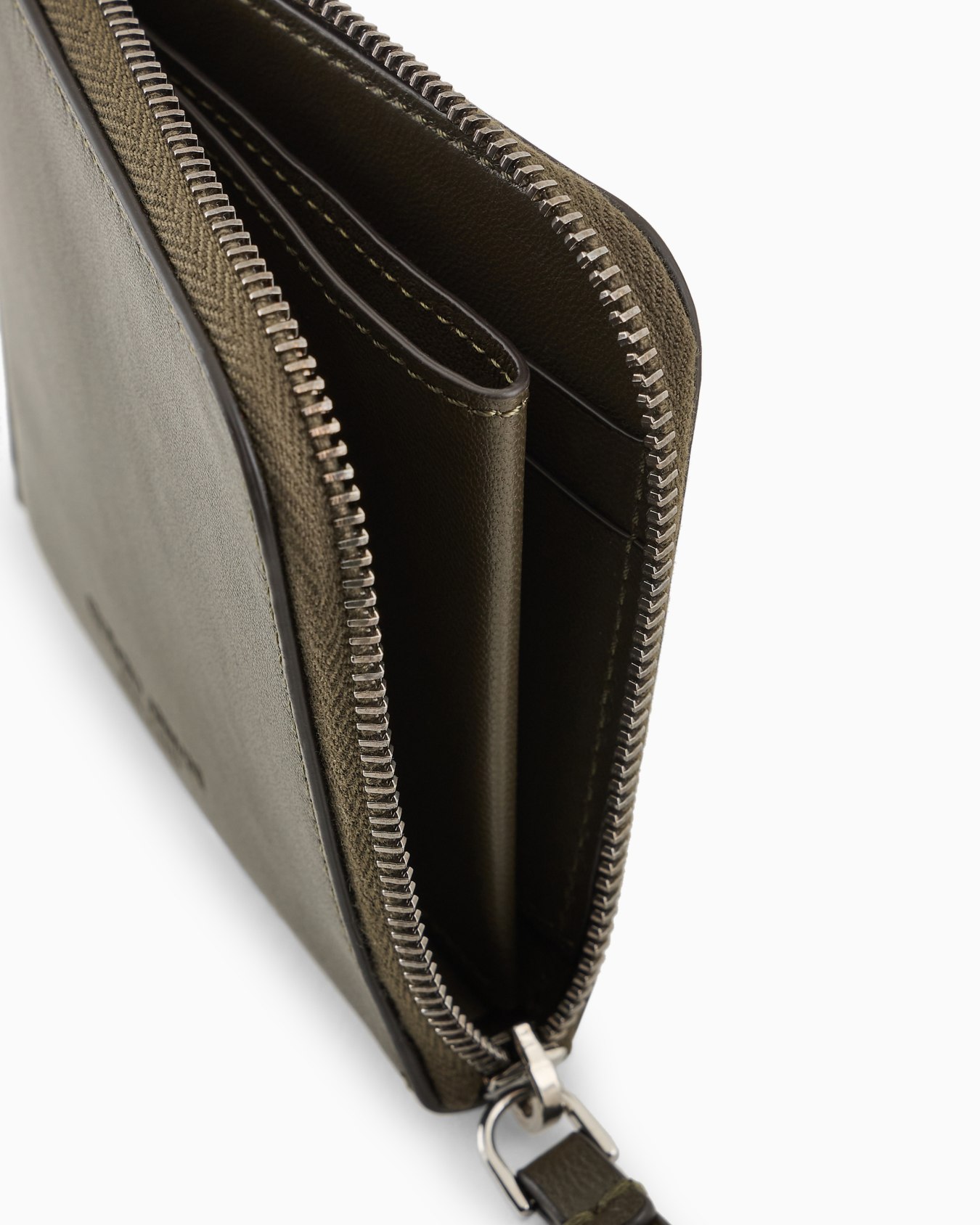 Nappa leather wraparound zip wallet Slide 2