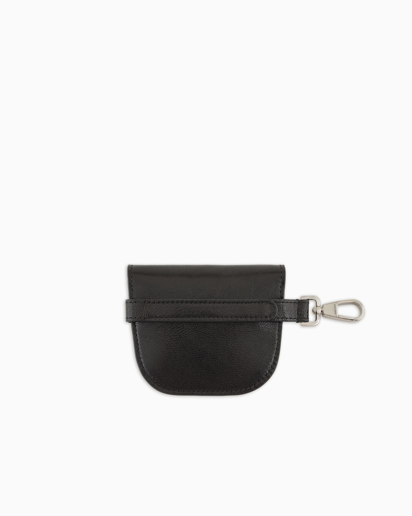 Vintage-effect leather clutch card case Slide 1