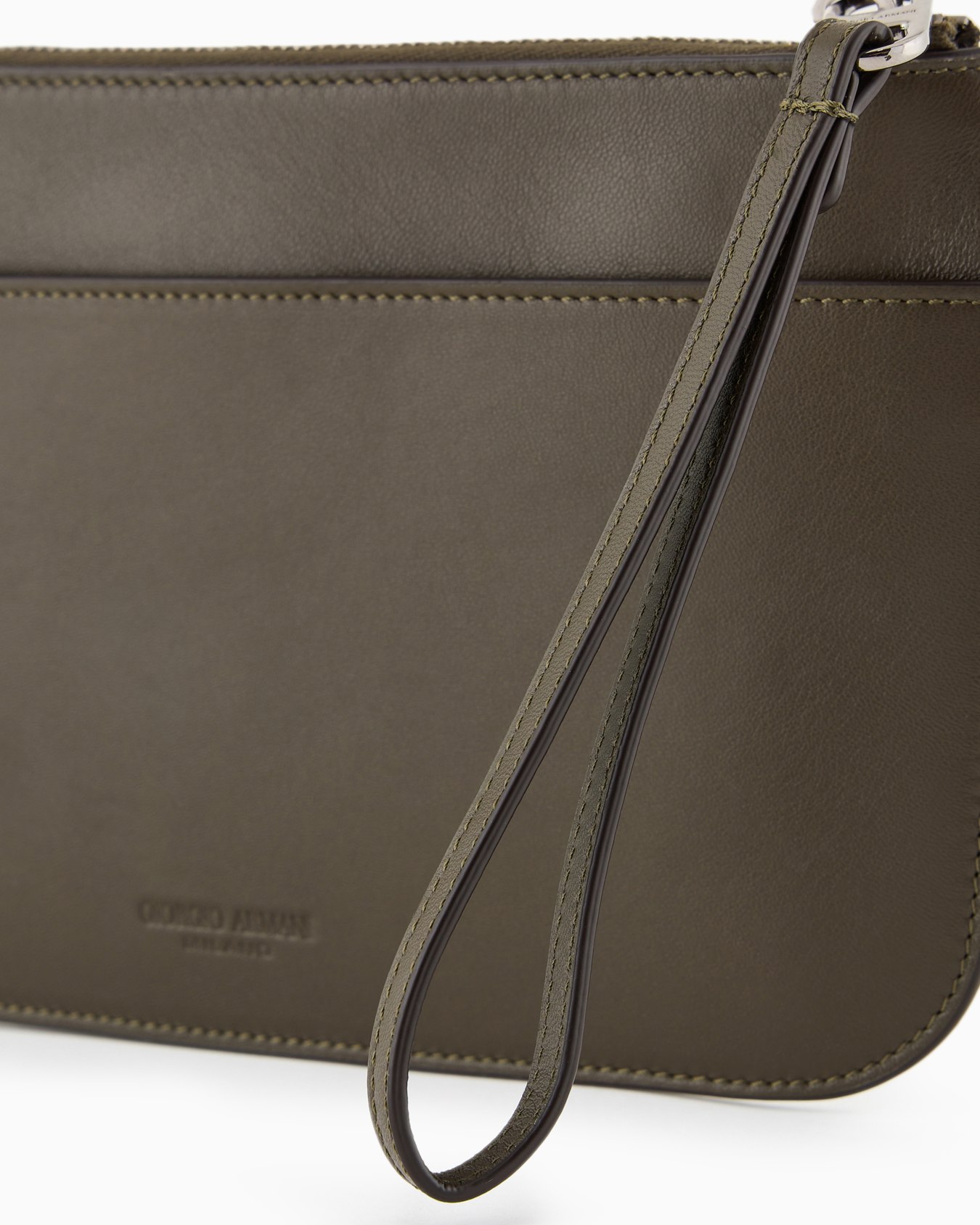 Nappa leather clutch bag Slide 3