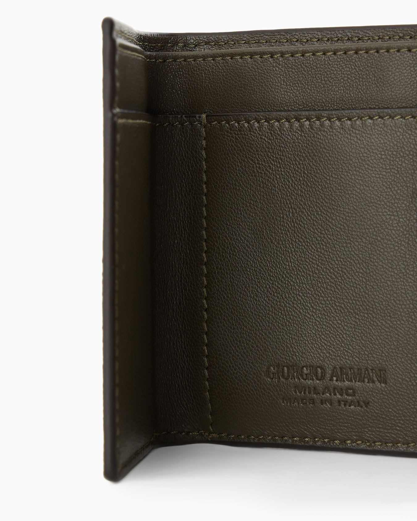 Nappa-leather trifold wallet Slide 3