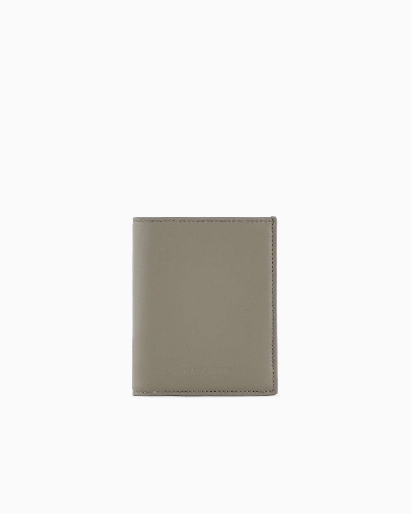 Vertical bifold nappa leather wallet Slide 1