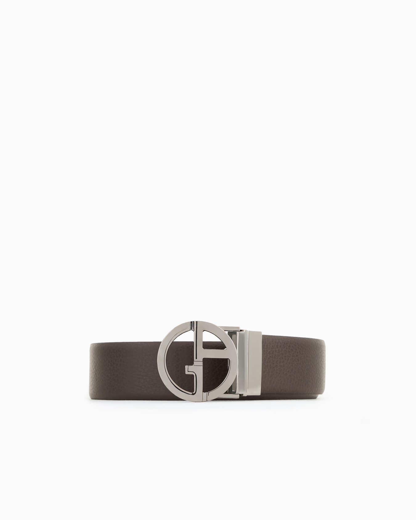 Two-toned, reversible leather belt Slide 0