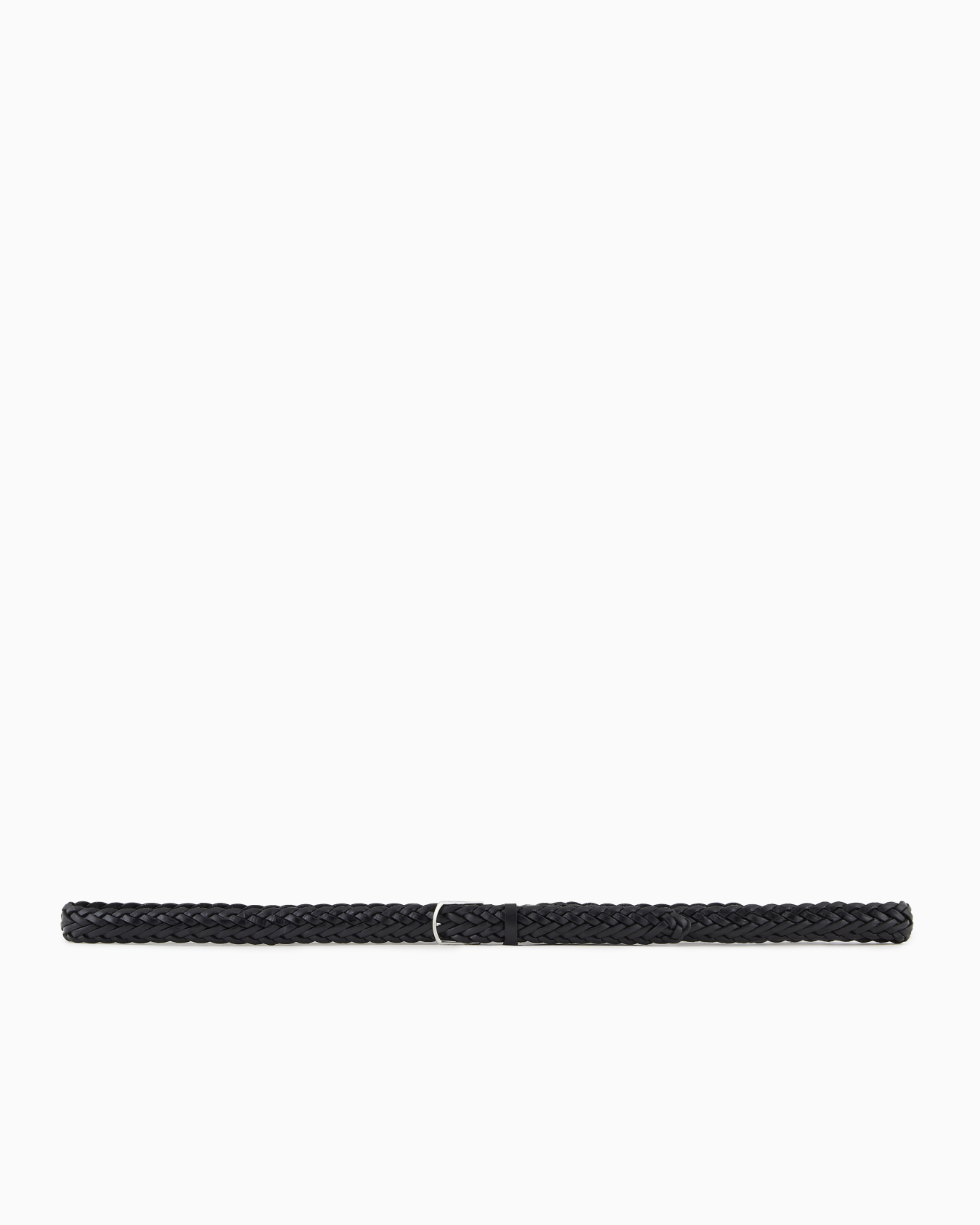 Woven leather belt Slide 2