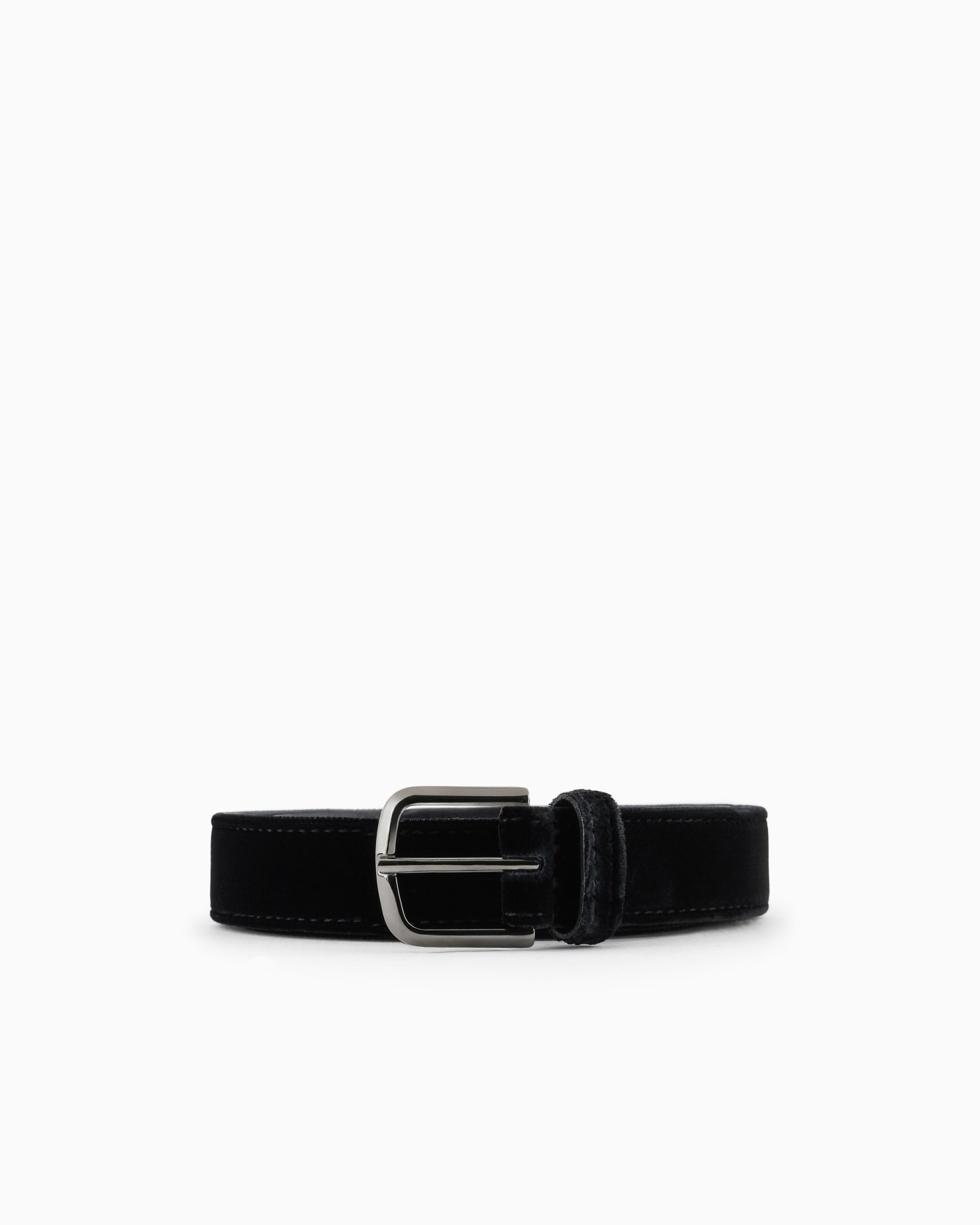 Velvet belt with buckle Slide 0