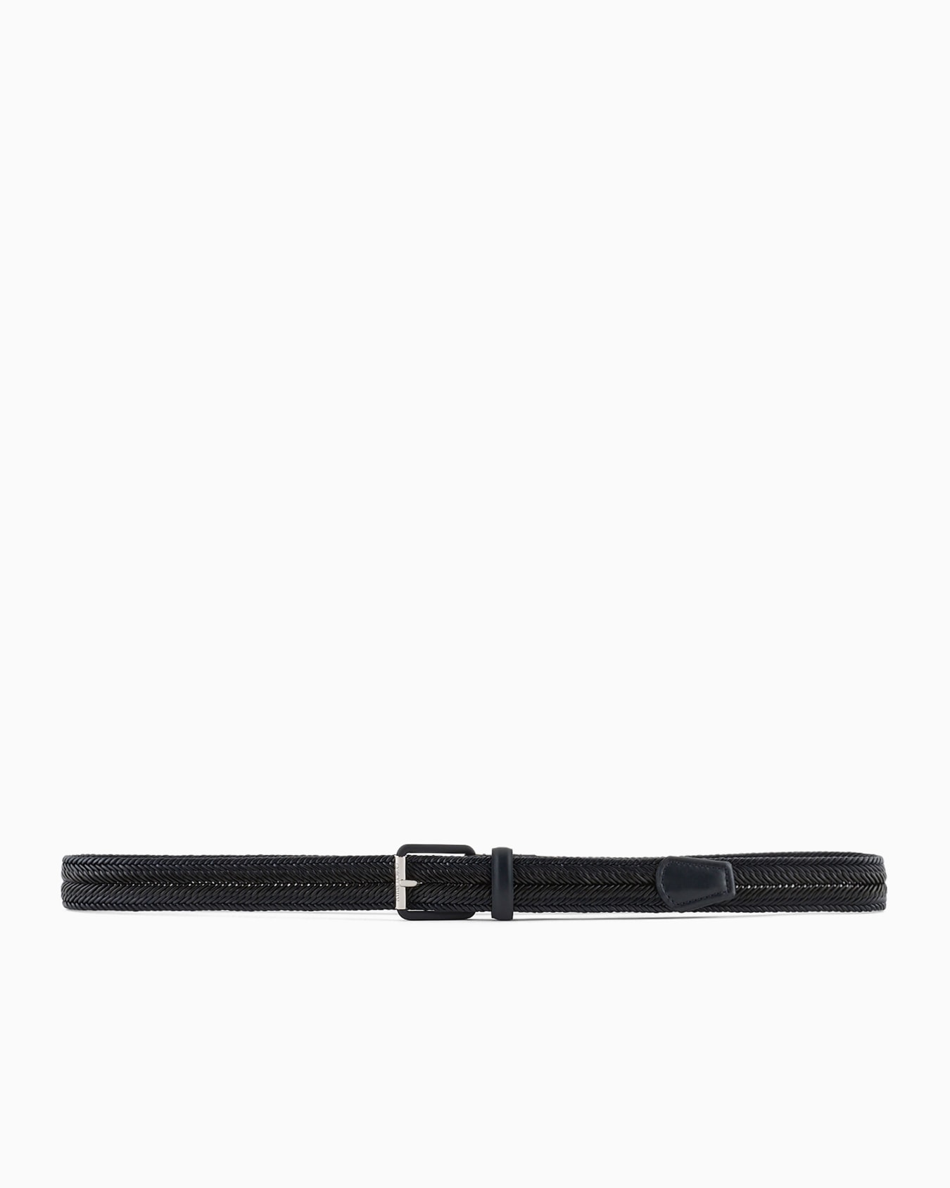 Woven leather belt Slide 2
