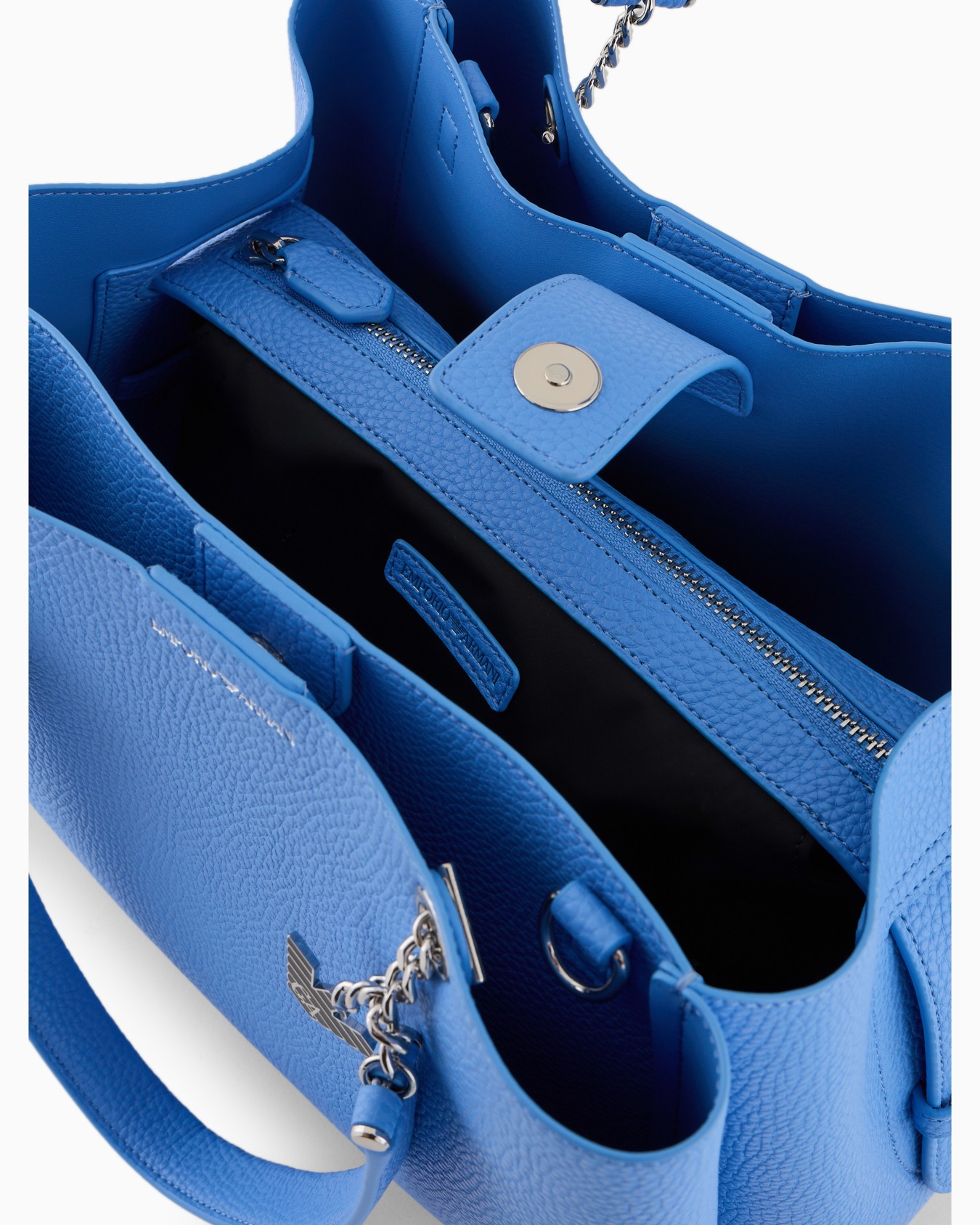 Palmellato leather-effect shopper bag with eagle charm Slide 3
