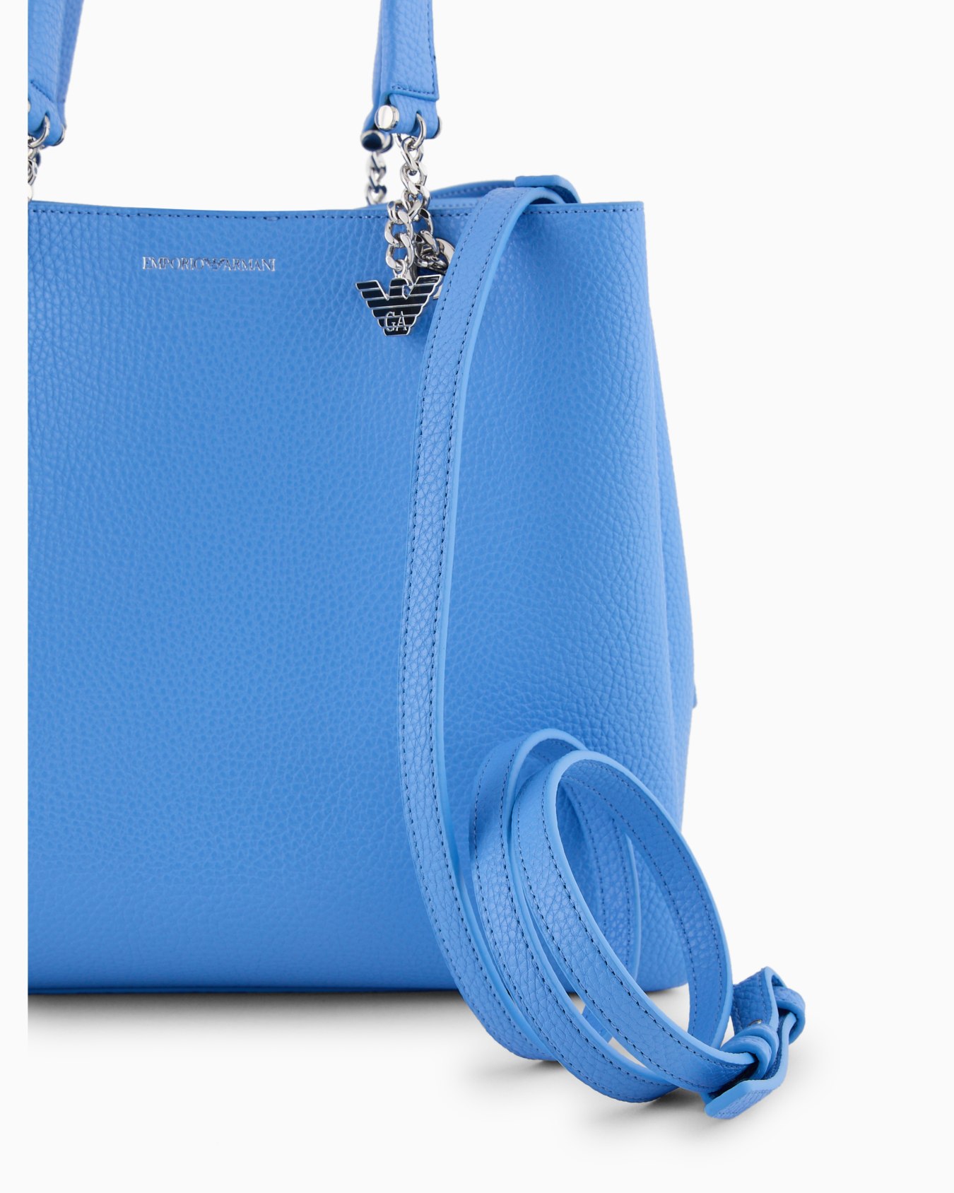 Palmellato leather-effect shopper bag with eagle charm Slide 4