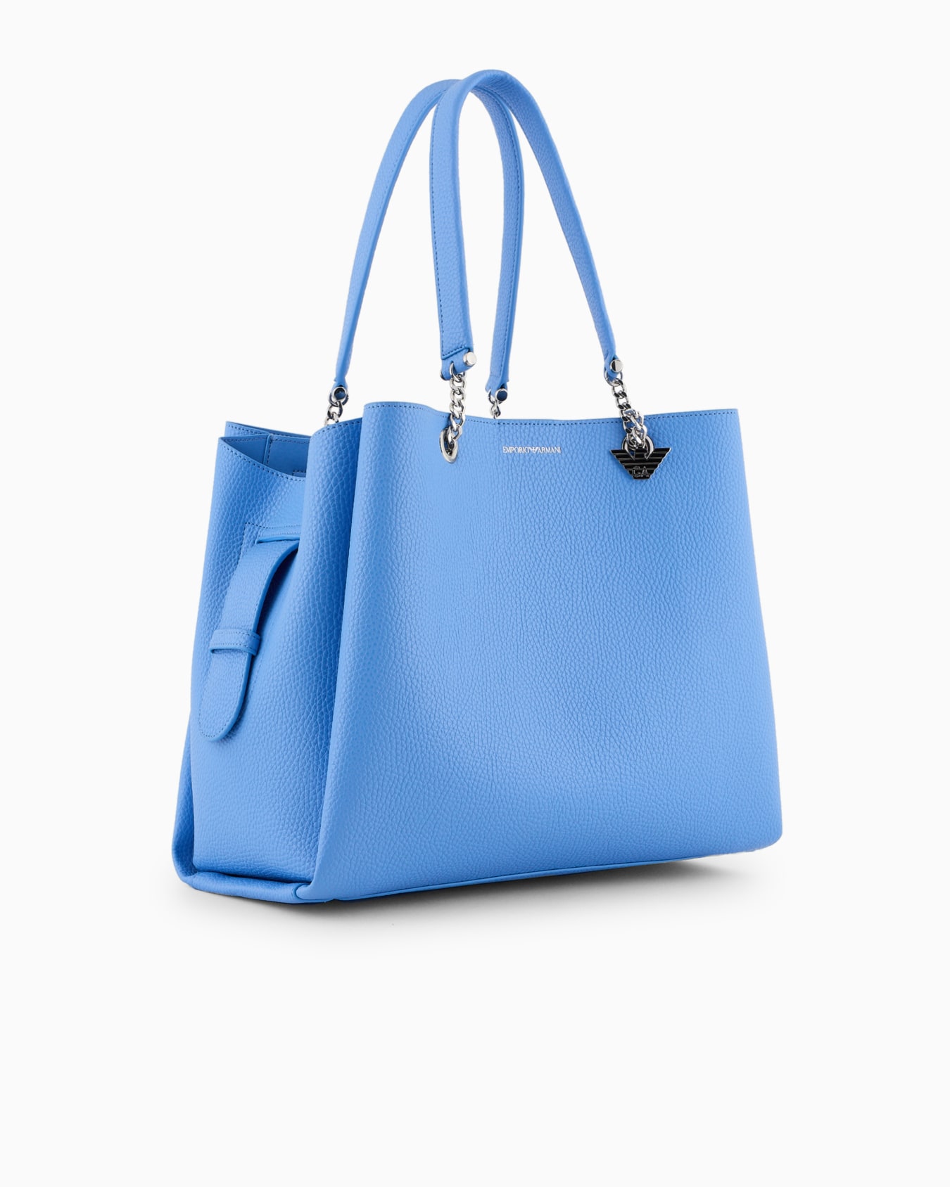 Palmellato leather-effect shopper bag with eagle charm Slide 1