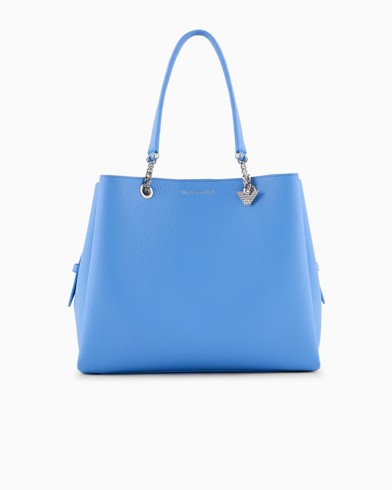 Palmellato leather-effect shopper bag with eagle charm Slide 0