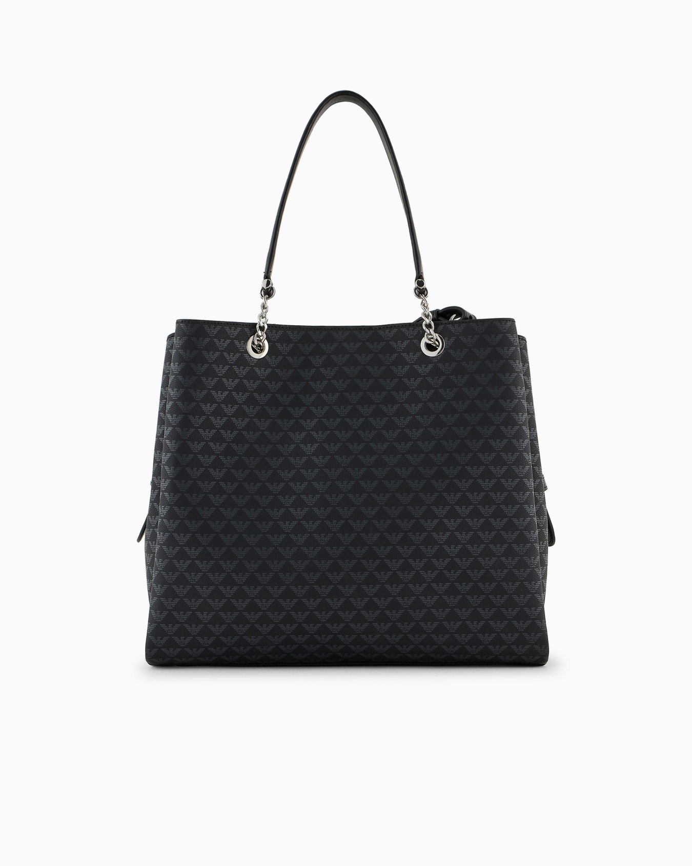 All-over eagle shopper bag with eagle charm Slide 2