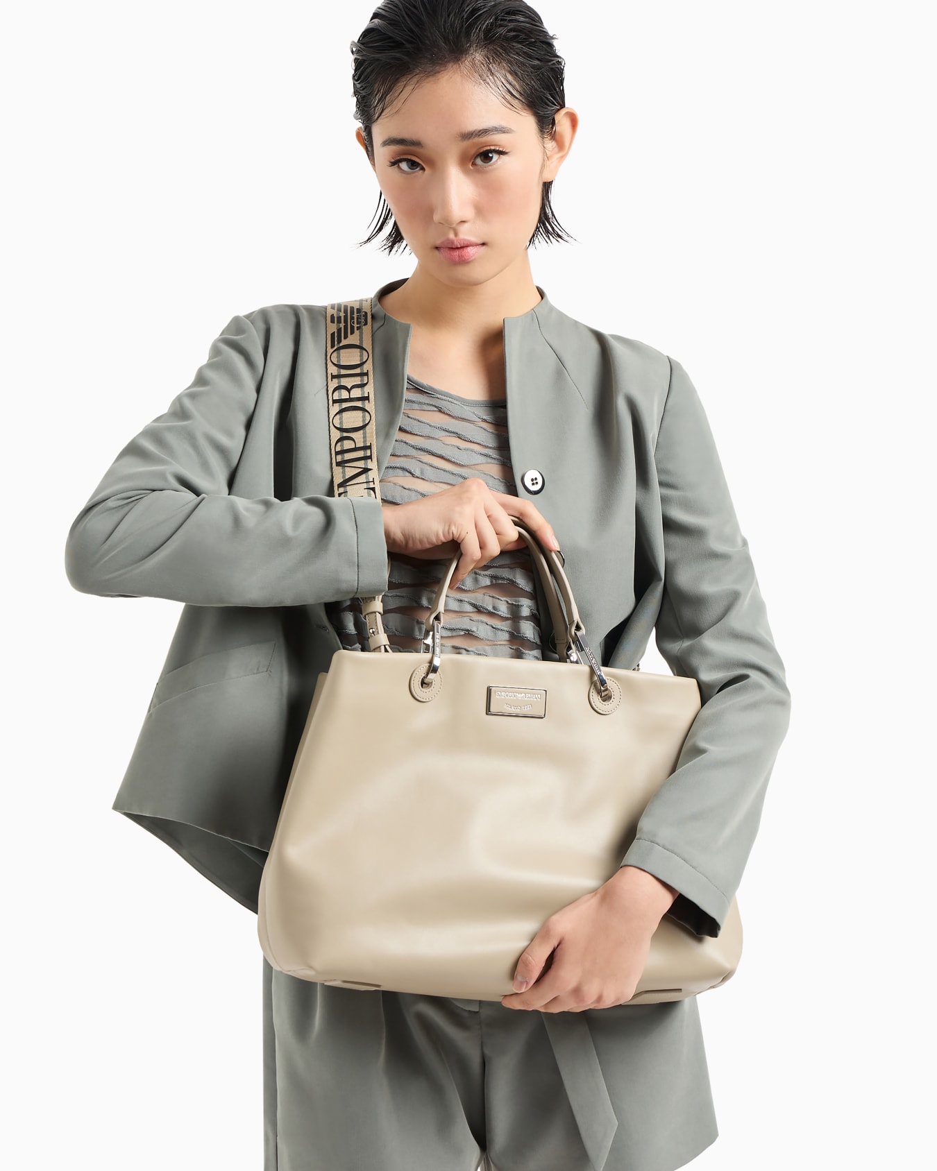 ASV medium ecological leather MyEA shopper bag Slide 6