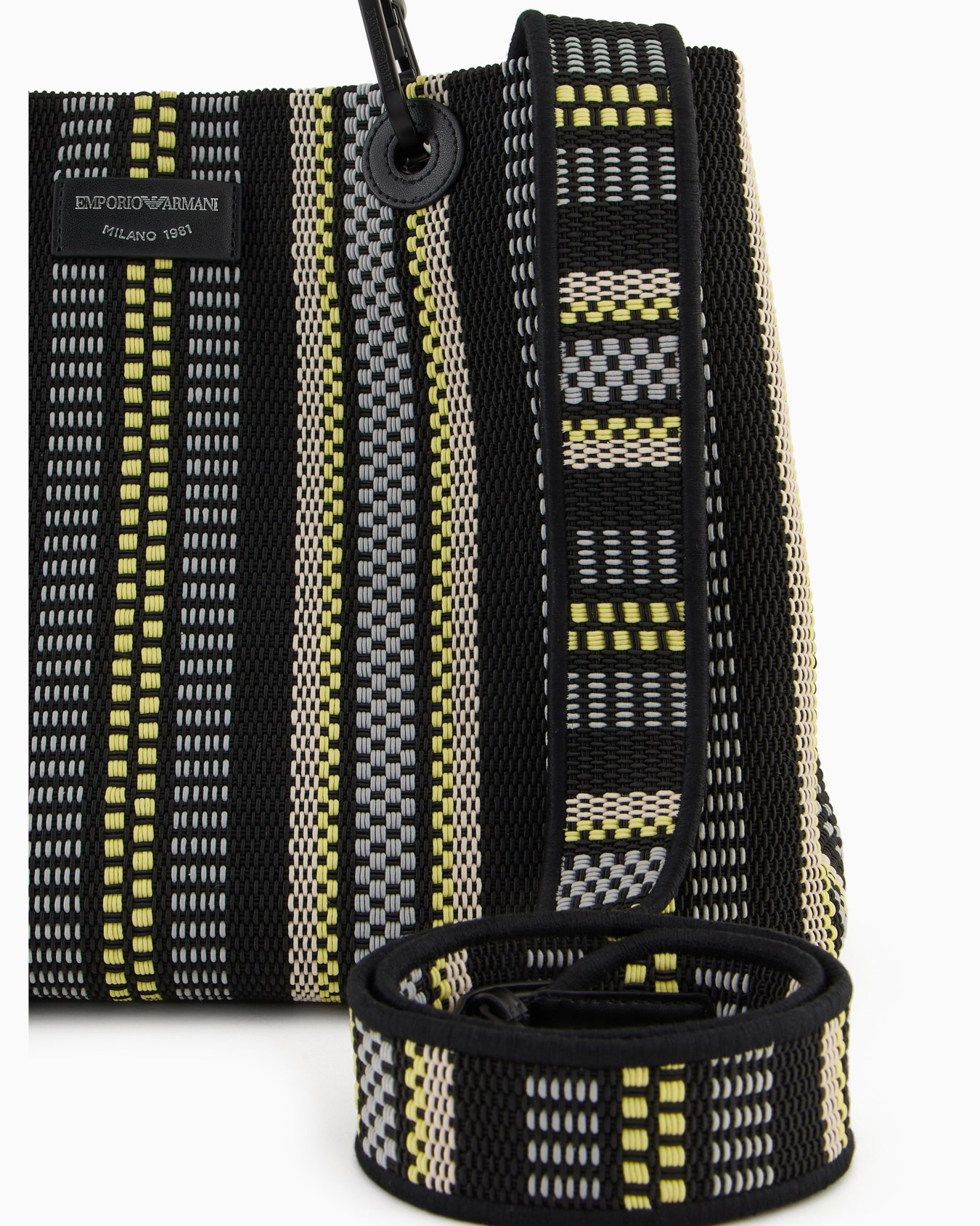 MyEA medium basketweave shopper bag Slide 4