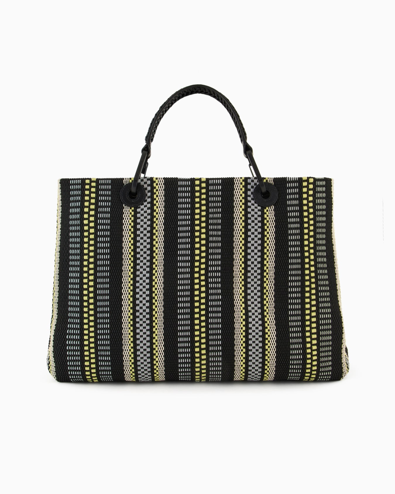 MyEA medium basketweave shopper bag Slide 2