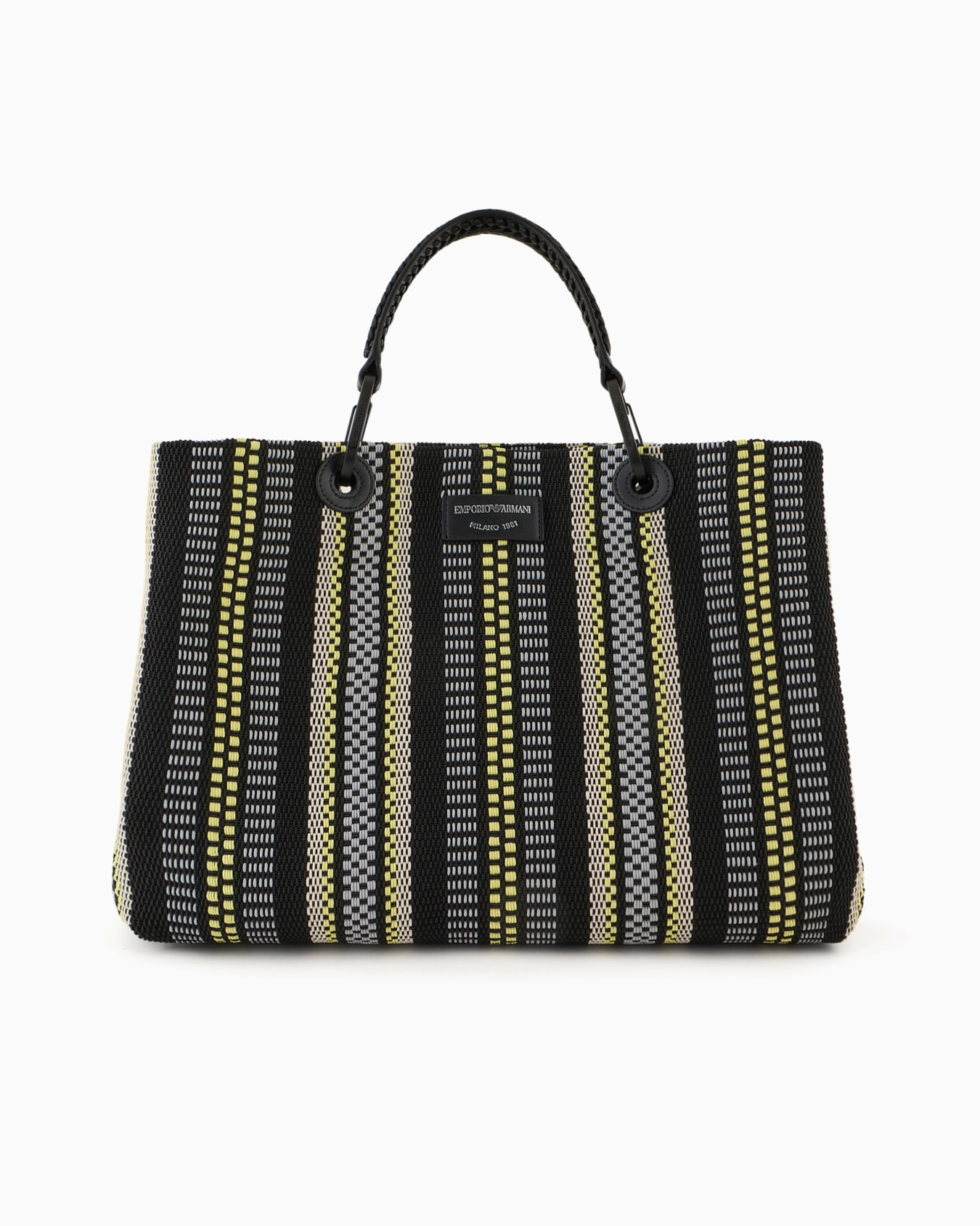 MyEA medium basketweave shopper bag Slide 0