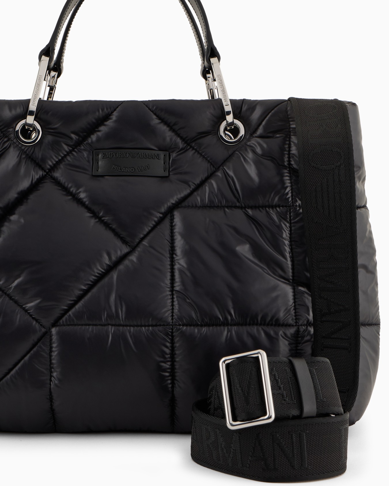 Bolso shopper MyEA mediano de nailon acolchado Diapositiva 4