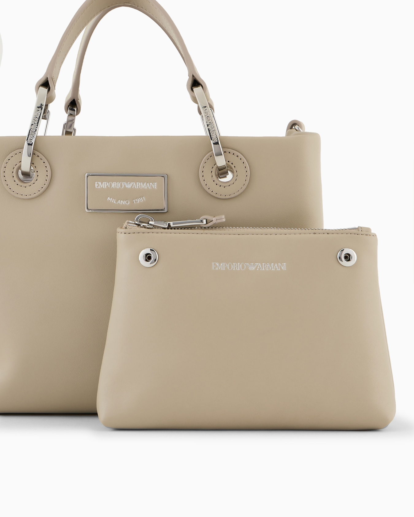 ASV small MyEA shopper bag in ecological leather Slide 5