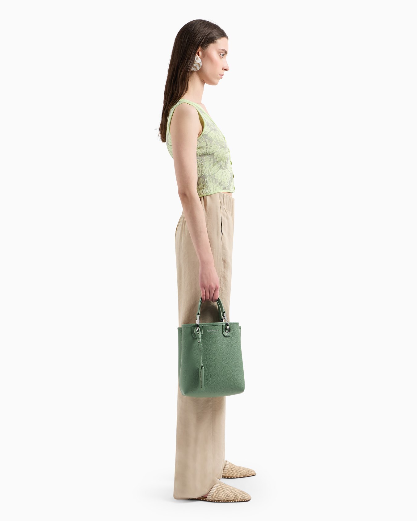 Bolso shopper vertical MyEA con estampado de ciervo Diapositiva 6
