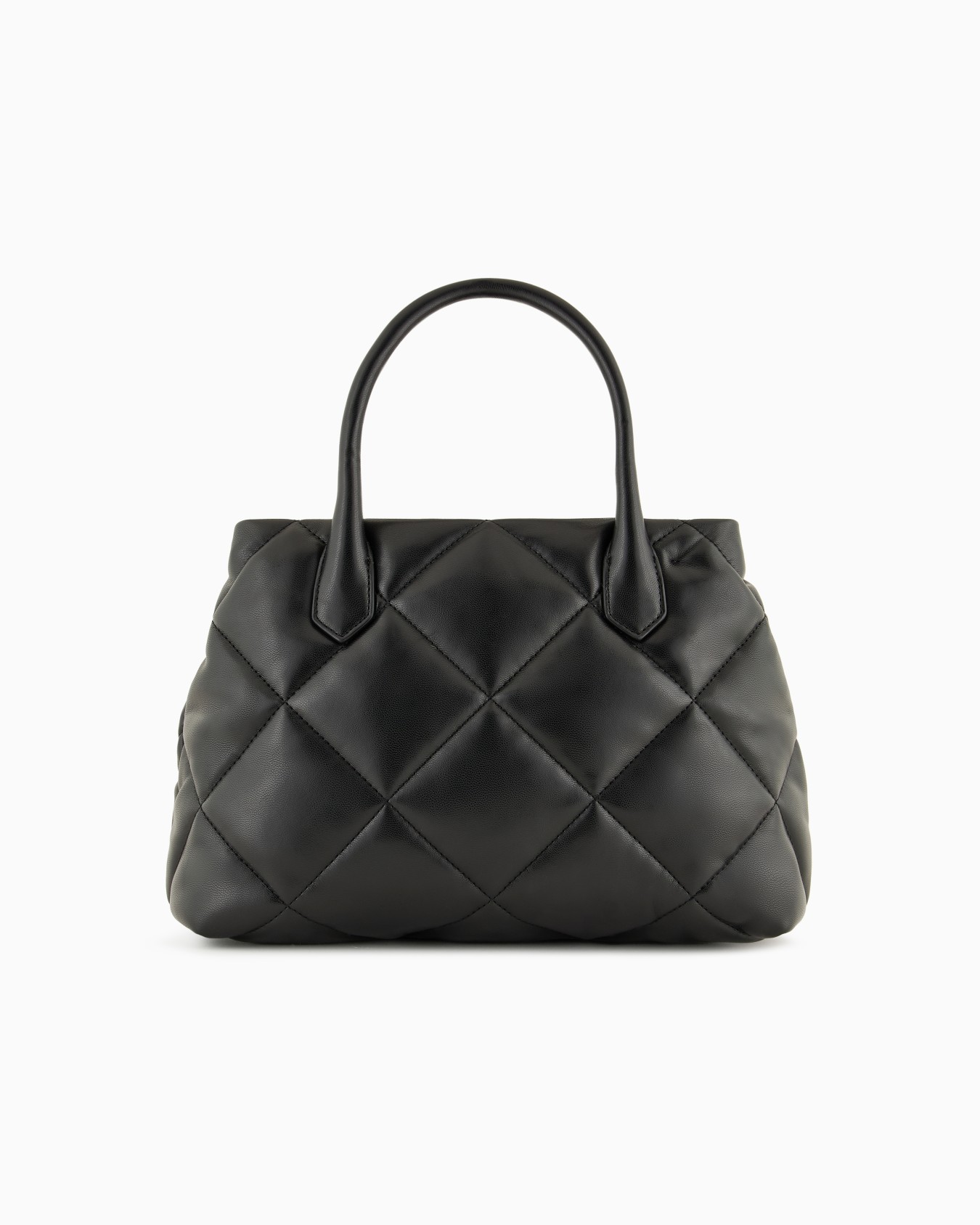 Quilted nappa leather-effect medium handbag Slide 2