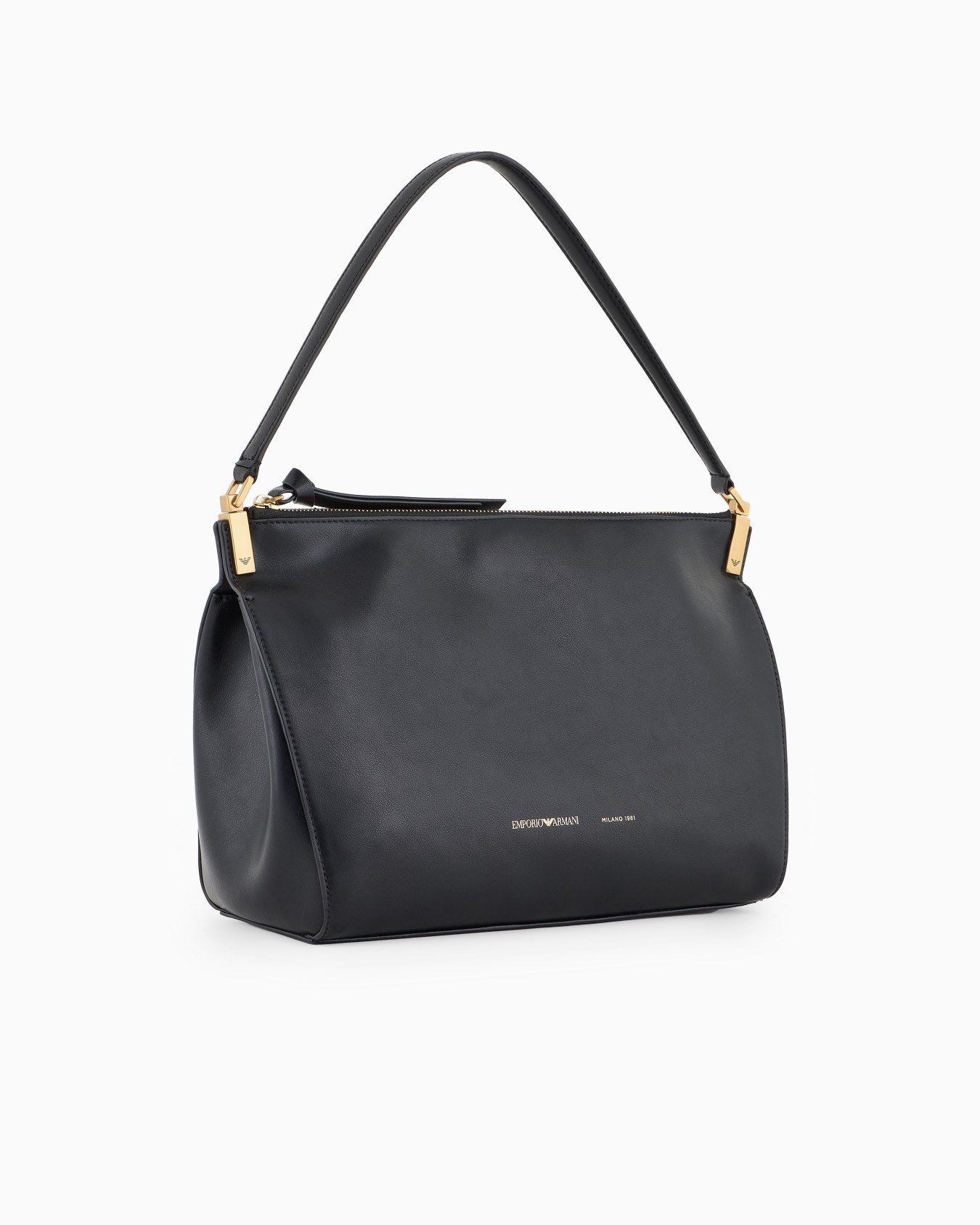 Medium handbag in smooth leather Slide 1