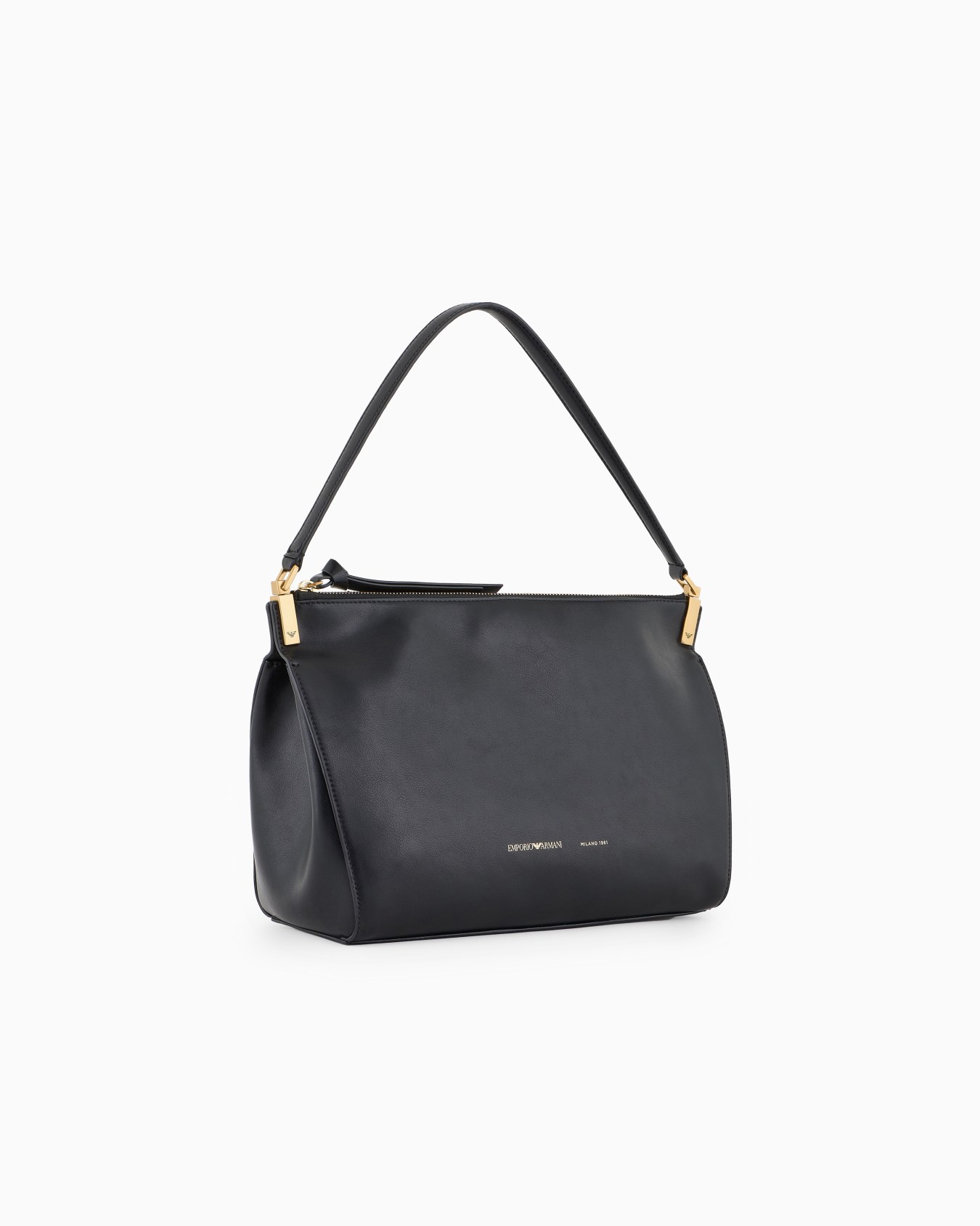 Medium handbag in smooth leather Slide 1
