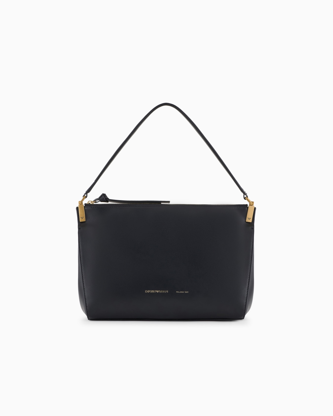 Medium handbag in smooth leather Slide 0