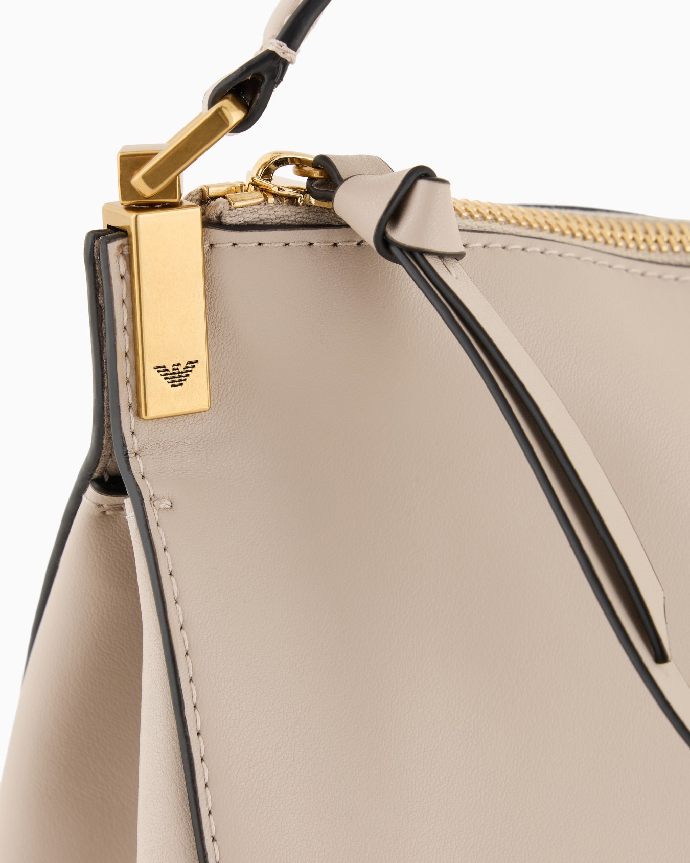Medium handbag in smooth leather Slide 4