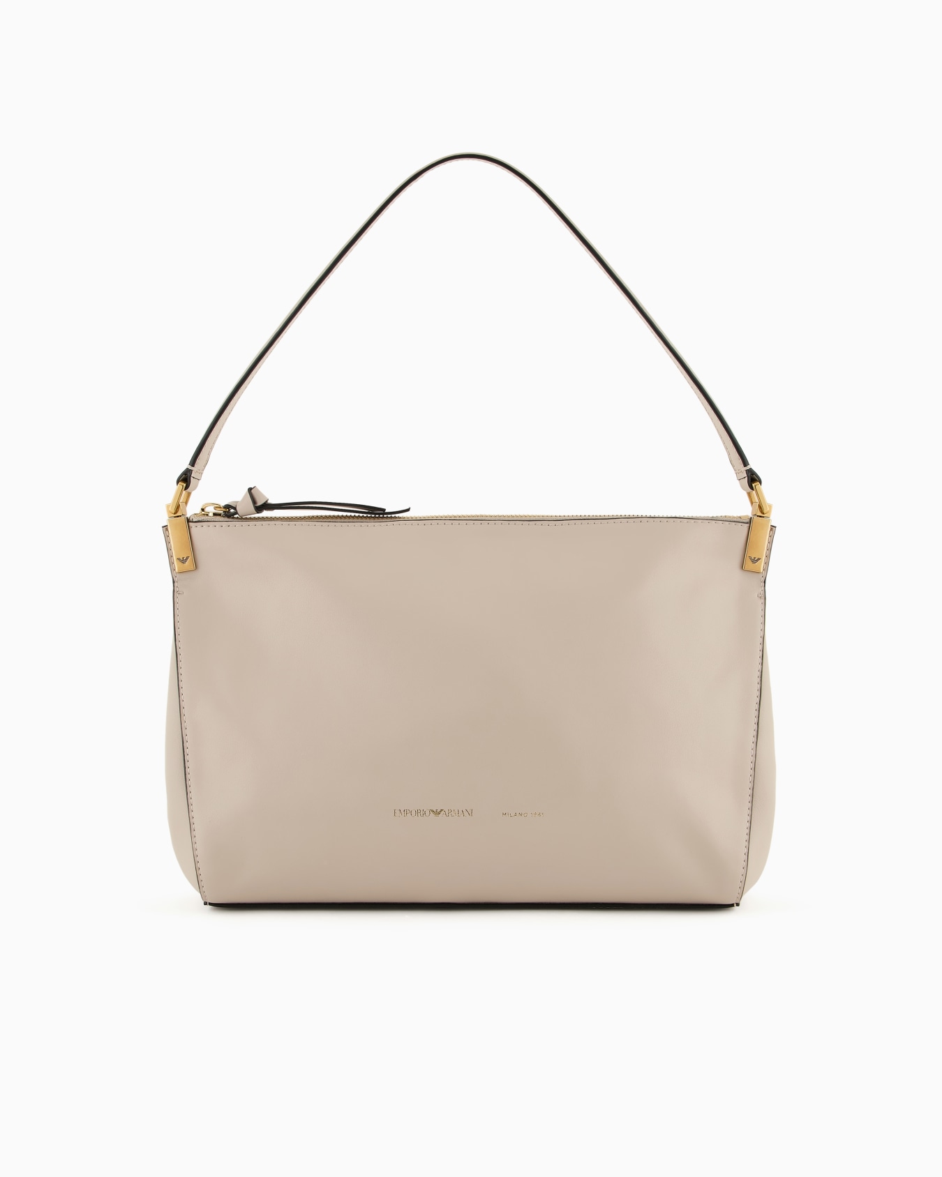Medium handbag in smooth leather Slide 0