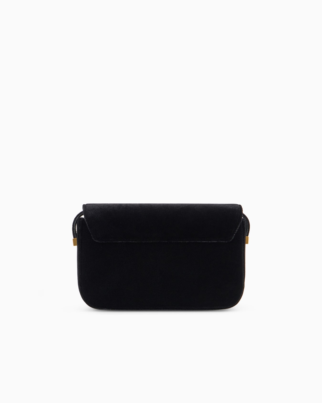 Sac à bandoulière en velours avec logo aigle en métal Diapositive 2