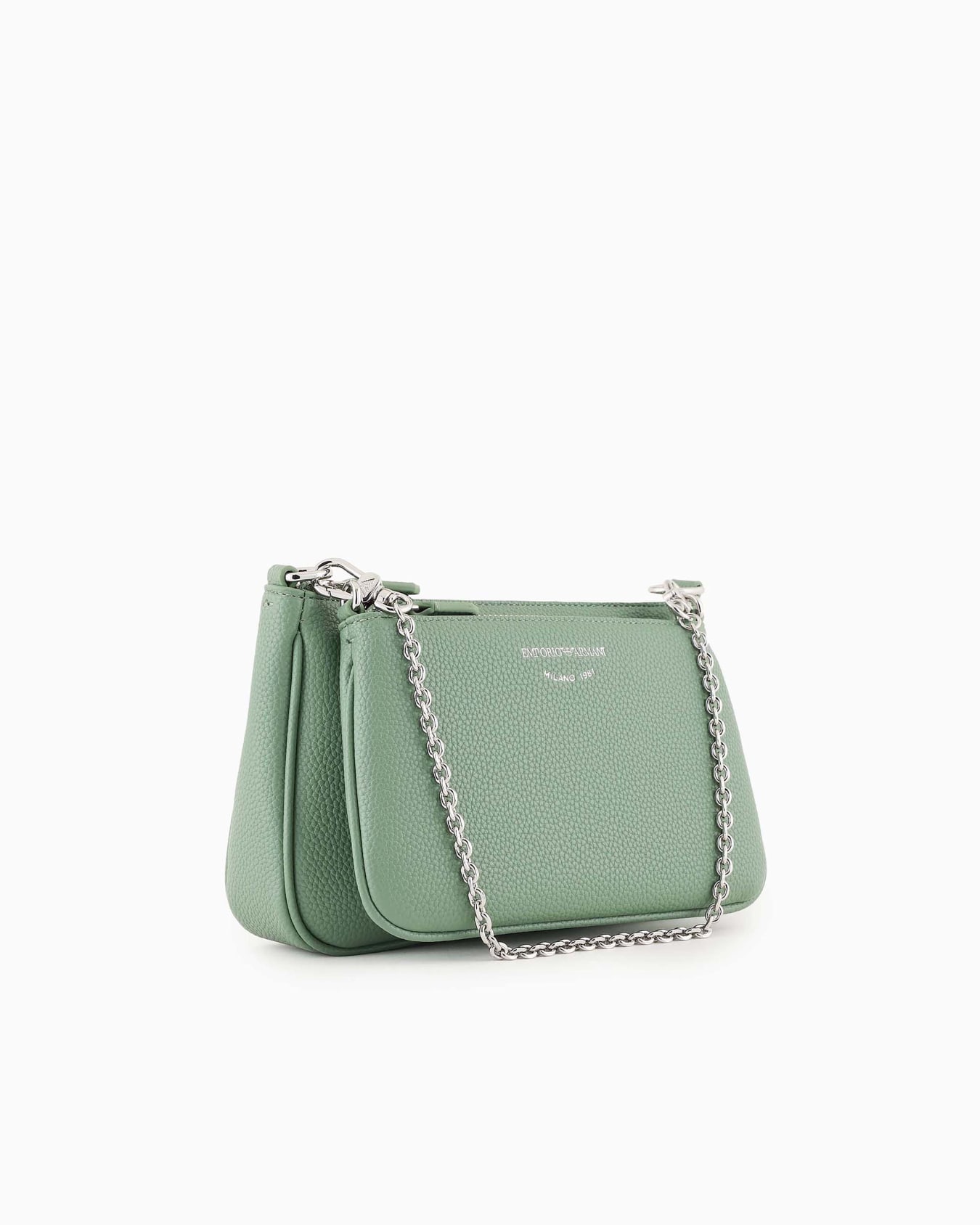 Deer-print double mini bag with shoulder strap Slide 1