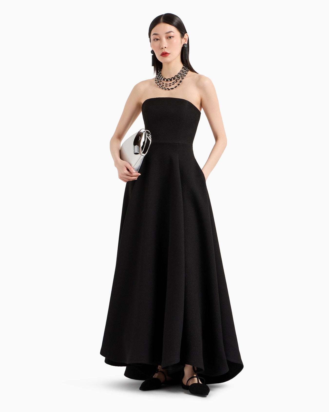Moon capsule collection patent-effect mini bag with jewel handle Slide 5