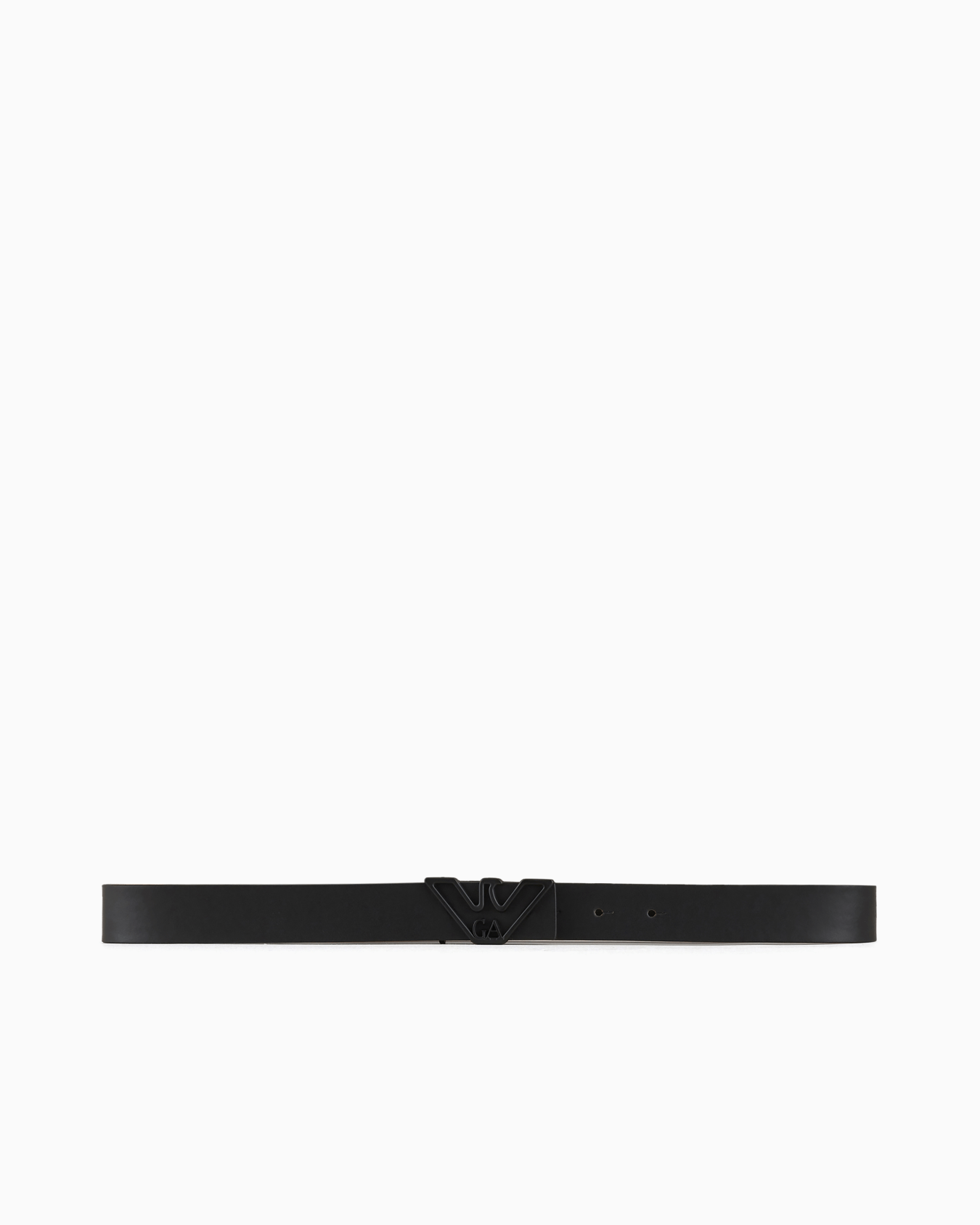 Smooth leather belt with eagle plate Slide 2
