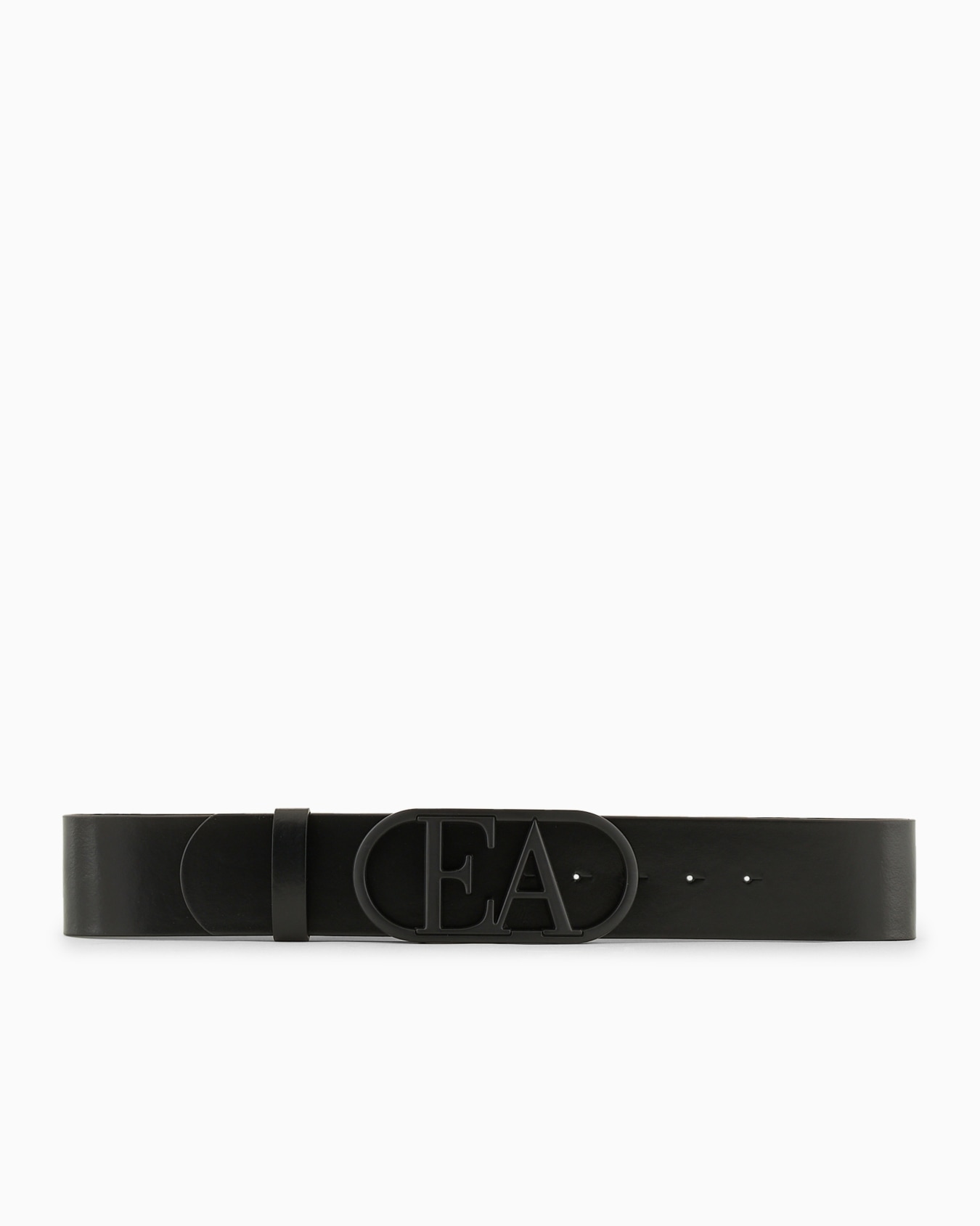 Leather waist belt with EA buckle Slide 2