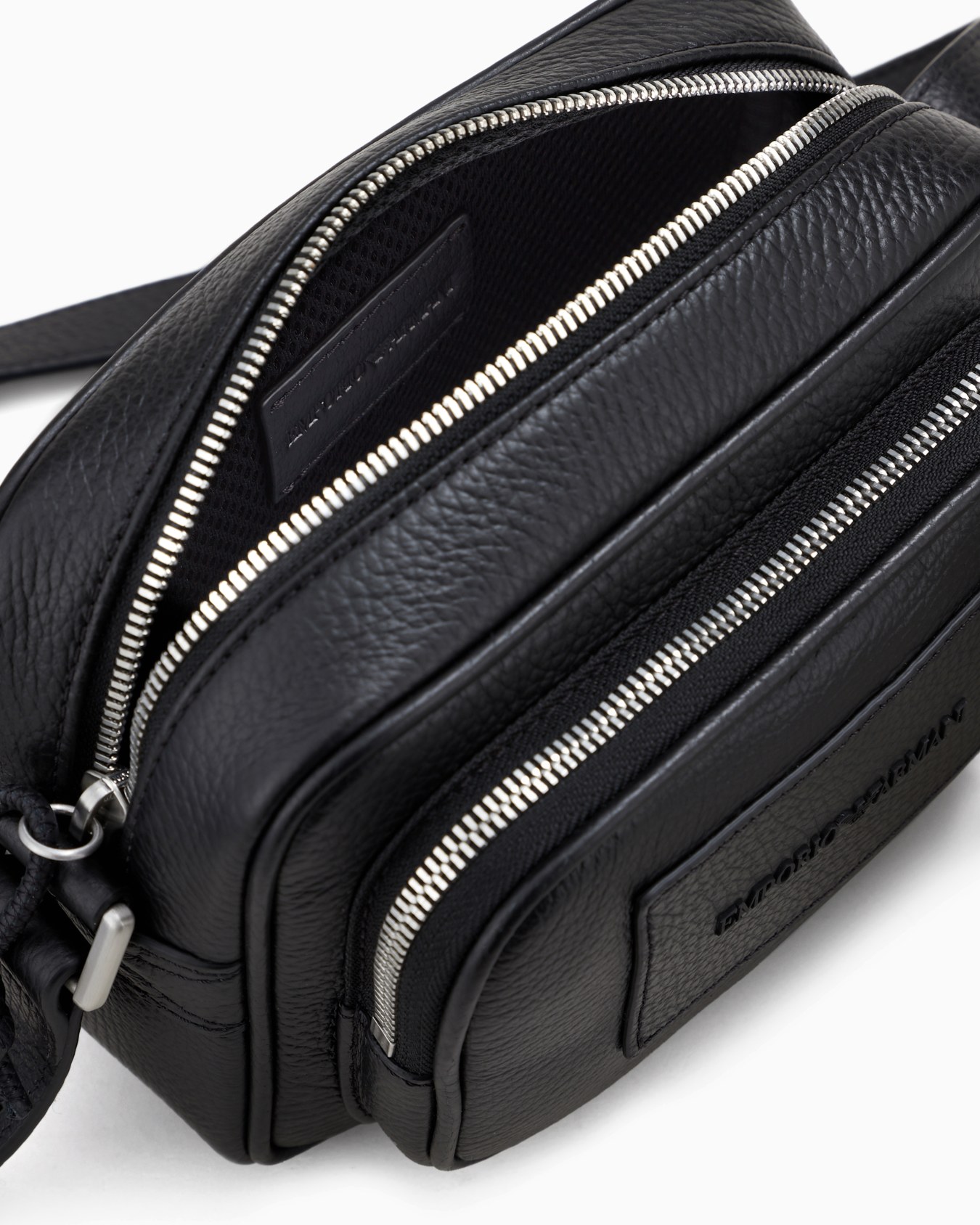 Funda para cámara de piel abatanada con bandolera Diapositiva 3