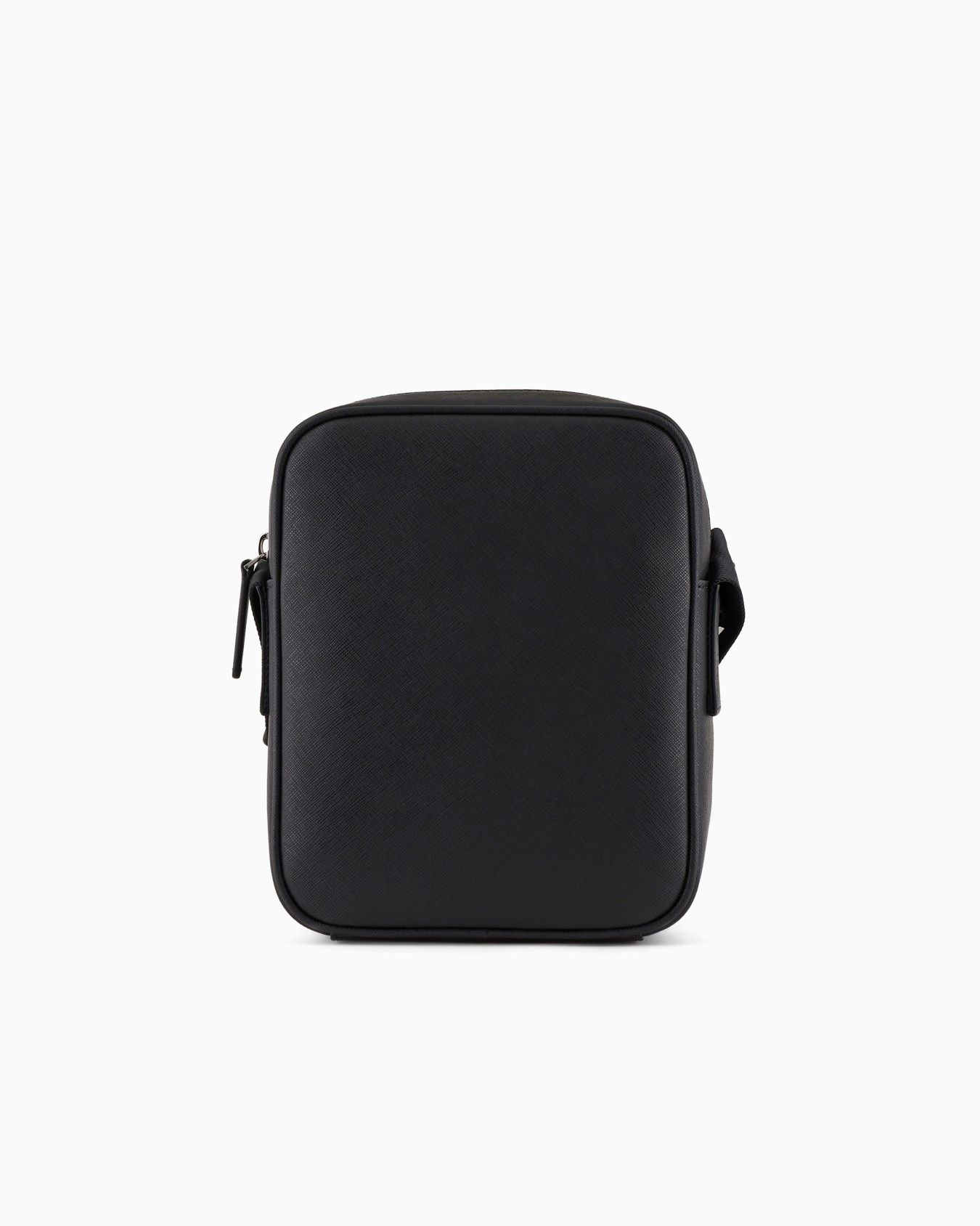 Bolso bandolera de piel saffiano regenerada con placa de águila ASV Diapositiva 2