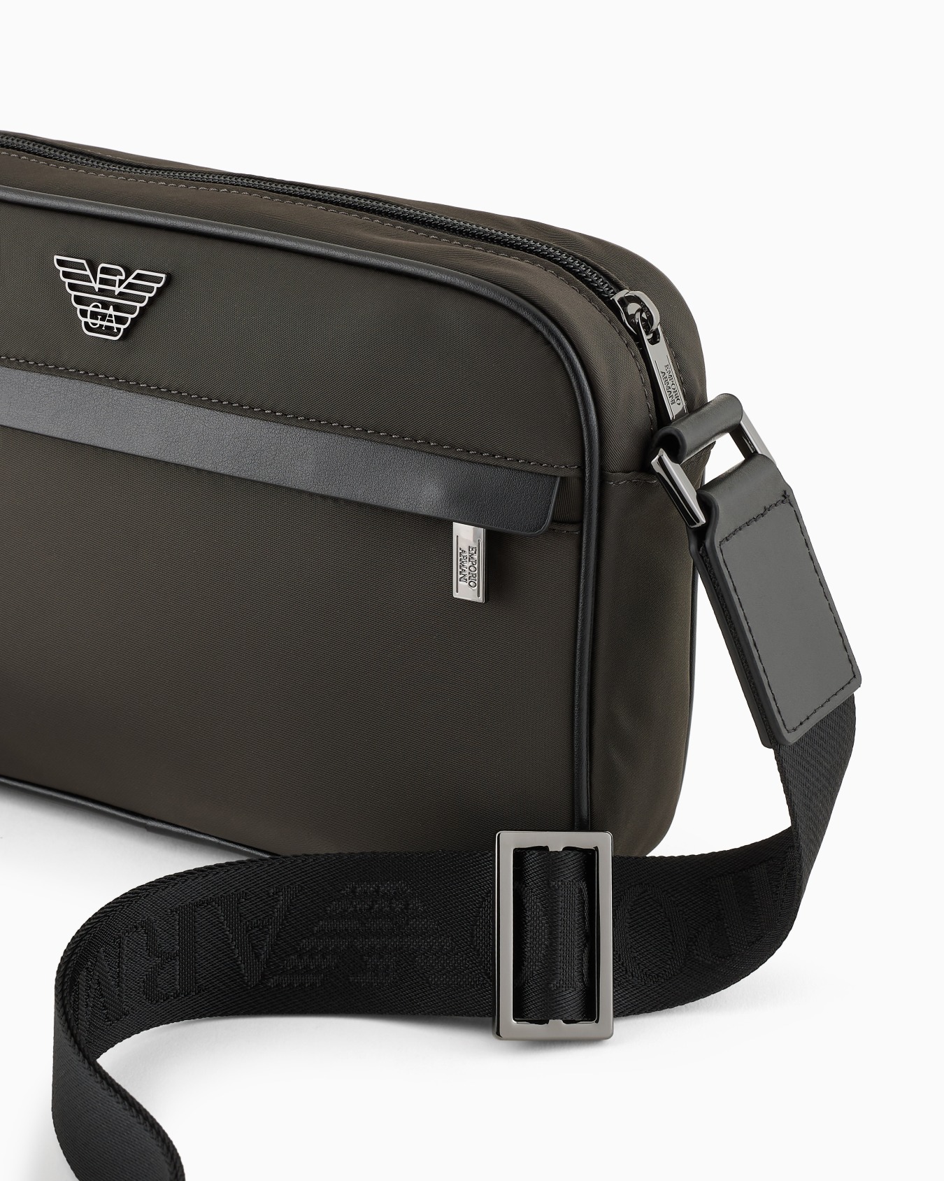 Borsa a tracolla in nylon riciclato ASV Slide 4