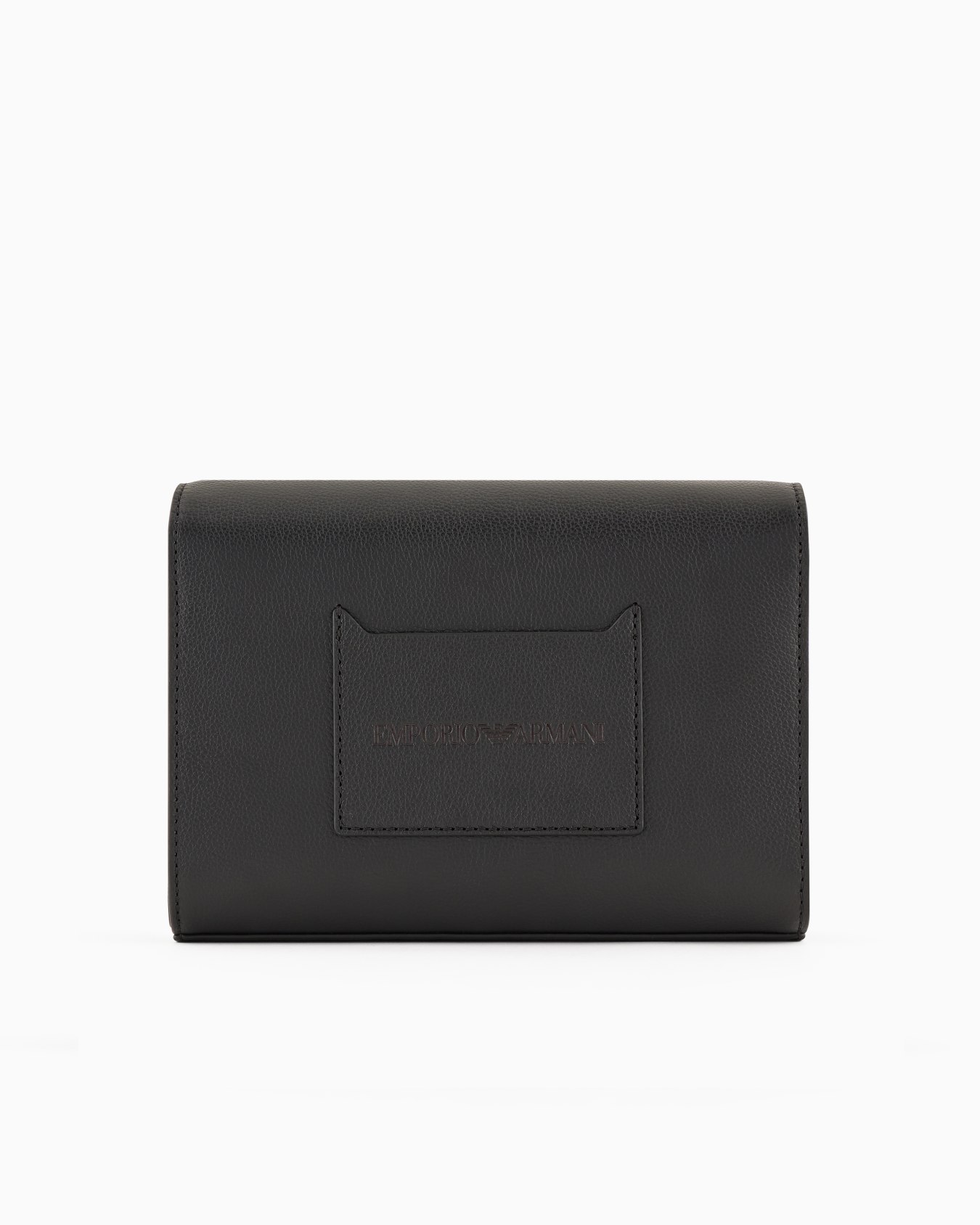 Shoulder bag with flap in tumbled leather Slide 2