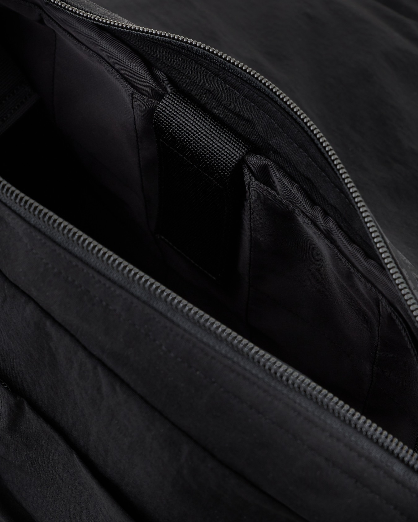 ASV Black Blue capsule collection small nylon messenger bag Slide 3