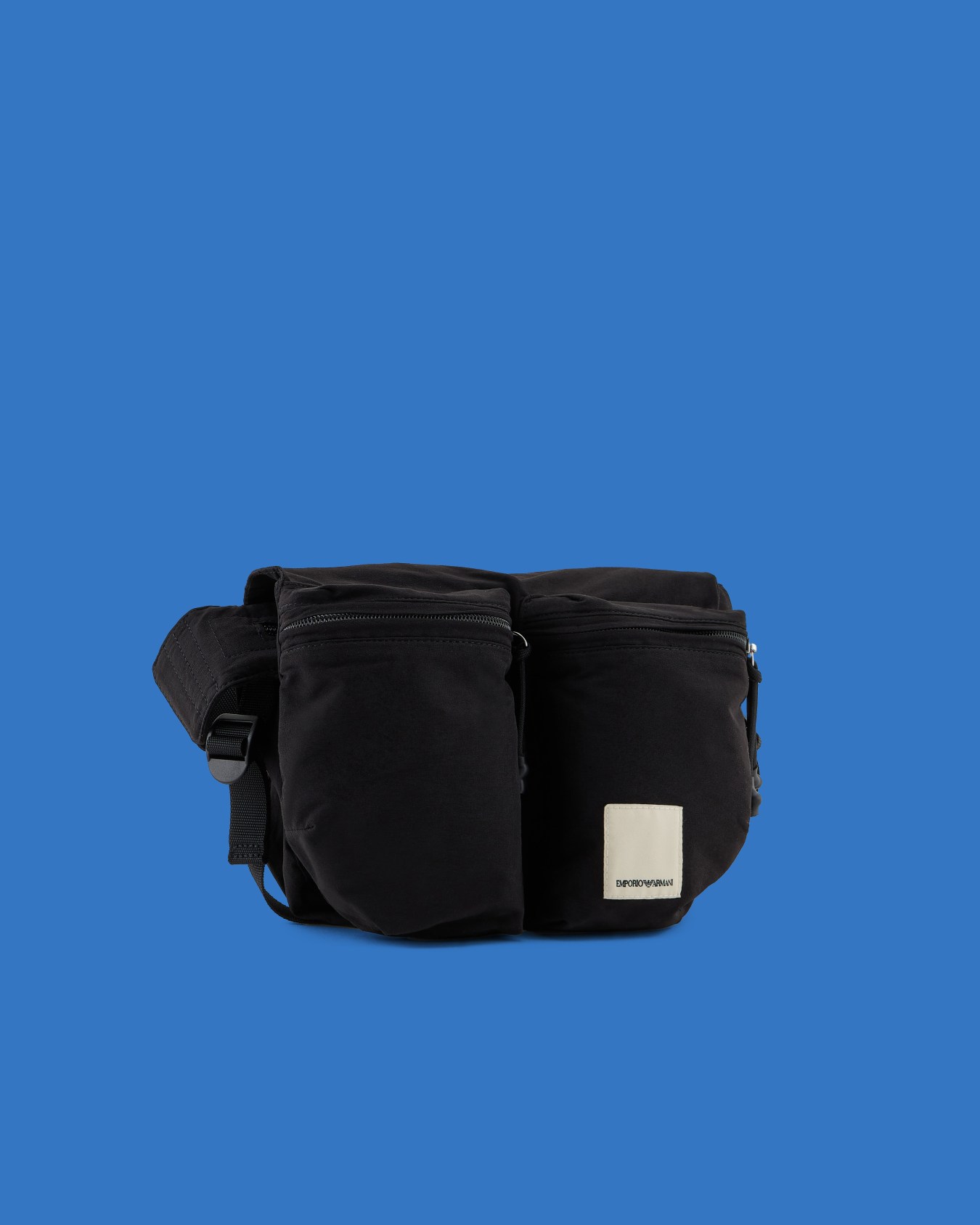 ASV Black Blue capsule collection small nylon messenger bag Slide 1