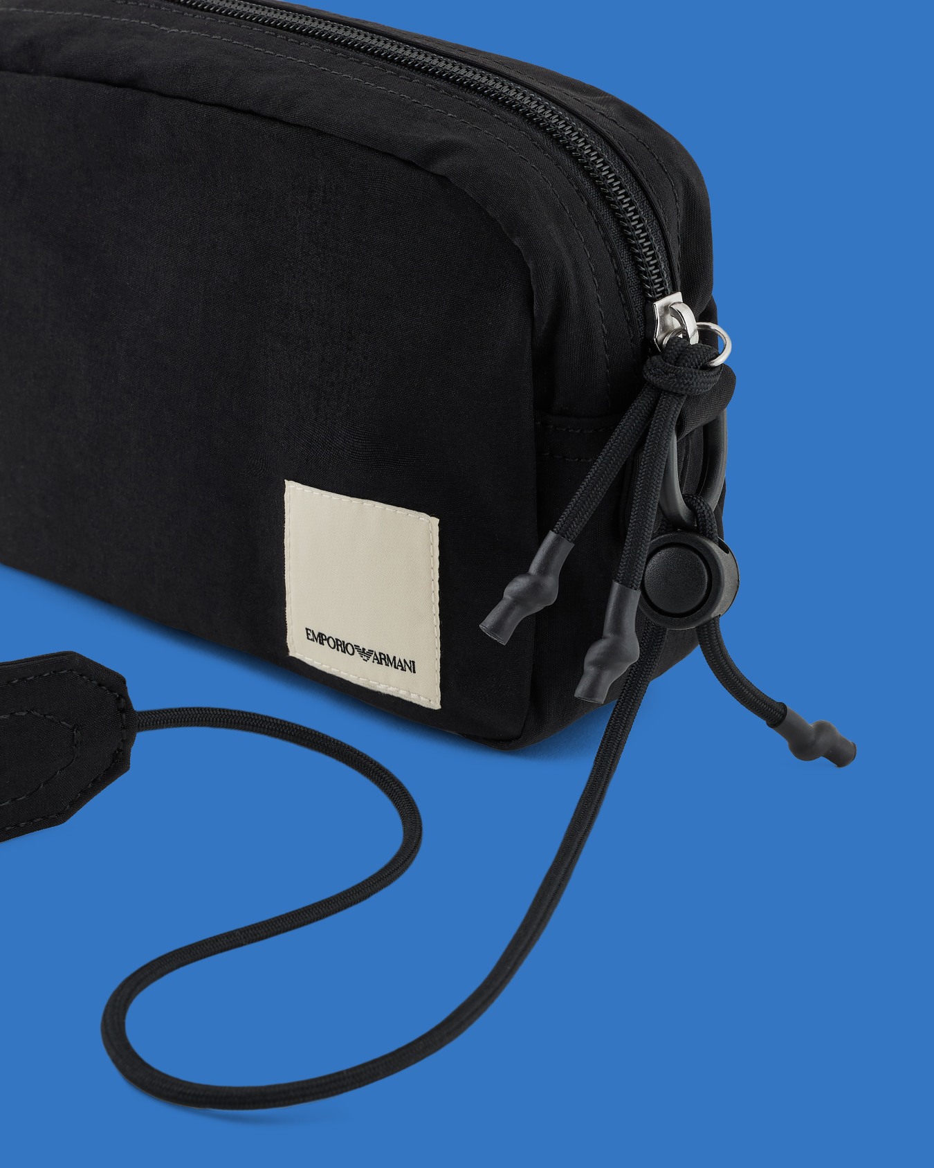ASV Black Blue capsule collection nylon shoulder bag Slide 4