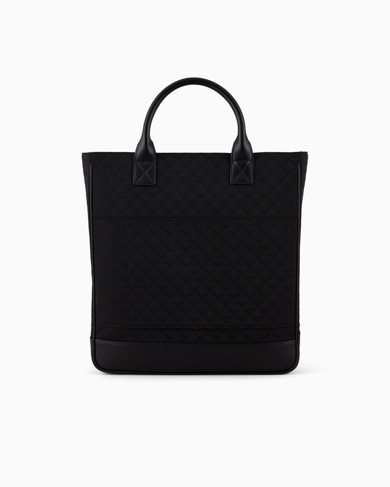 Bolso tote de nailon con motivo integral de águila en tejido jacquard Diapositiva 2
