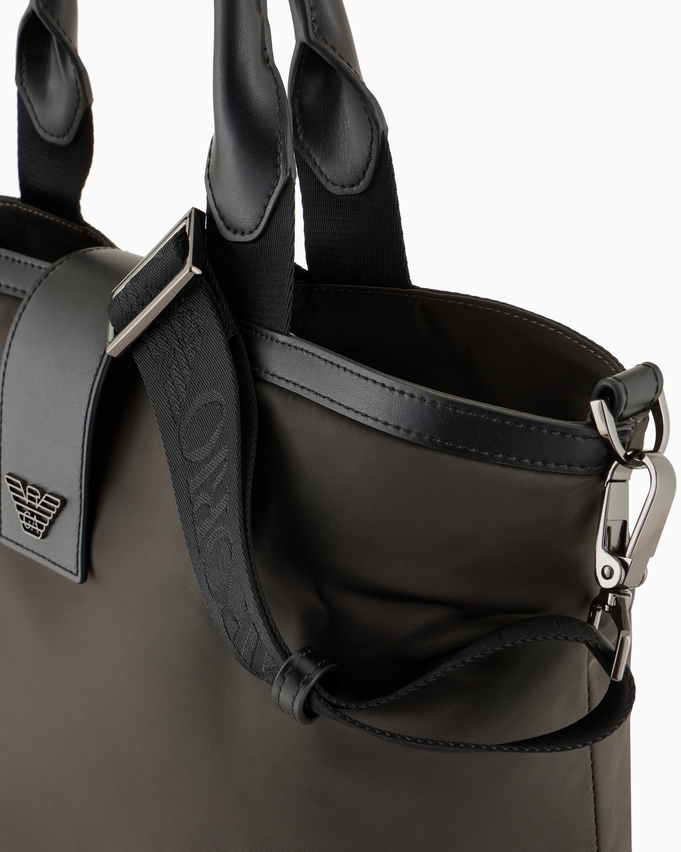 ASV recycled nylon folding shopper bag with shoulder strap Slide 4