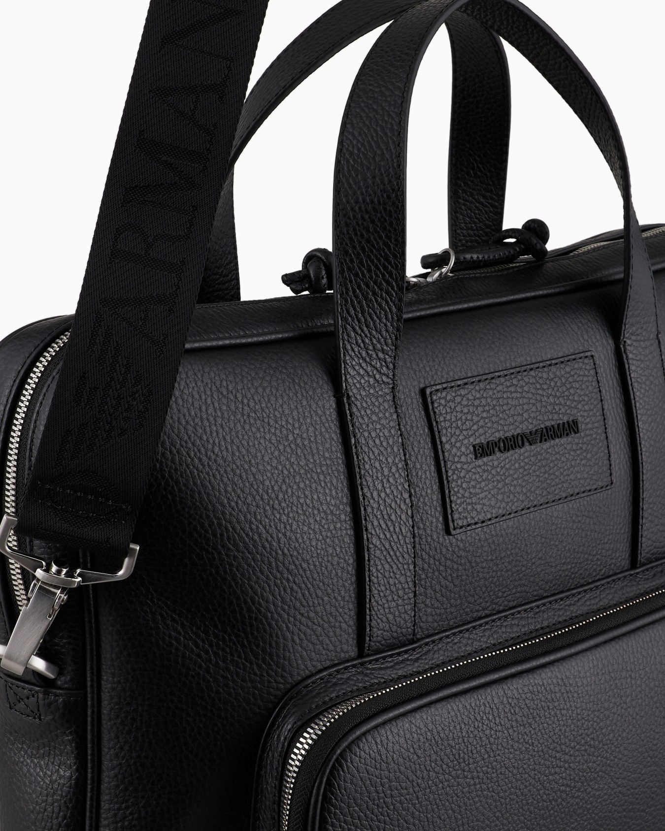 Business bag in tumbled leather Slide 4
