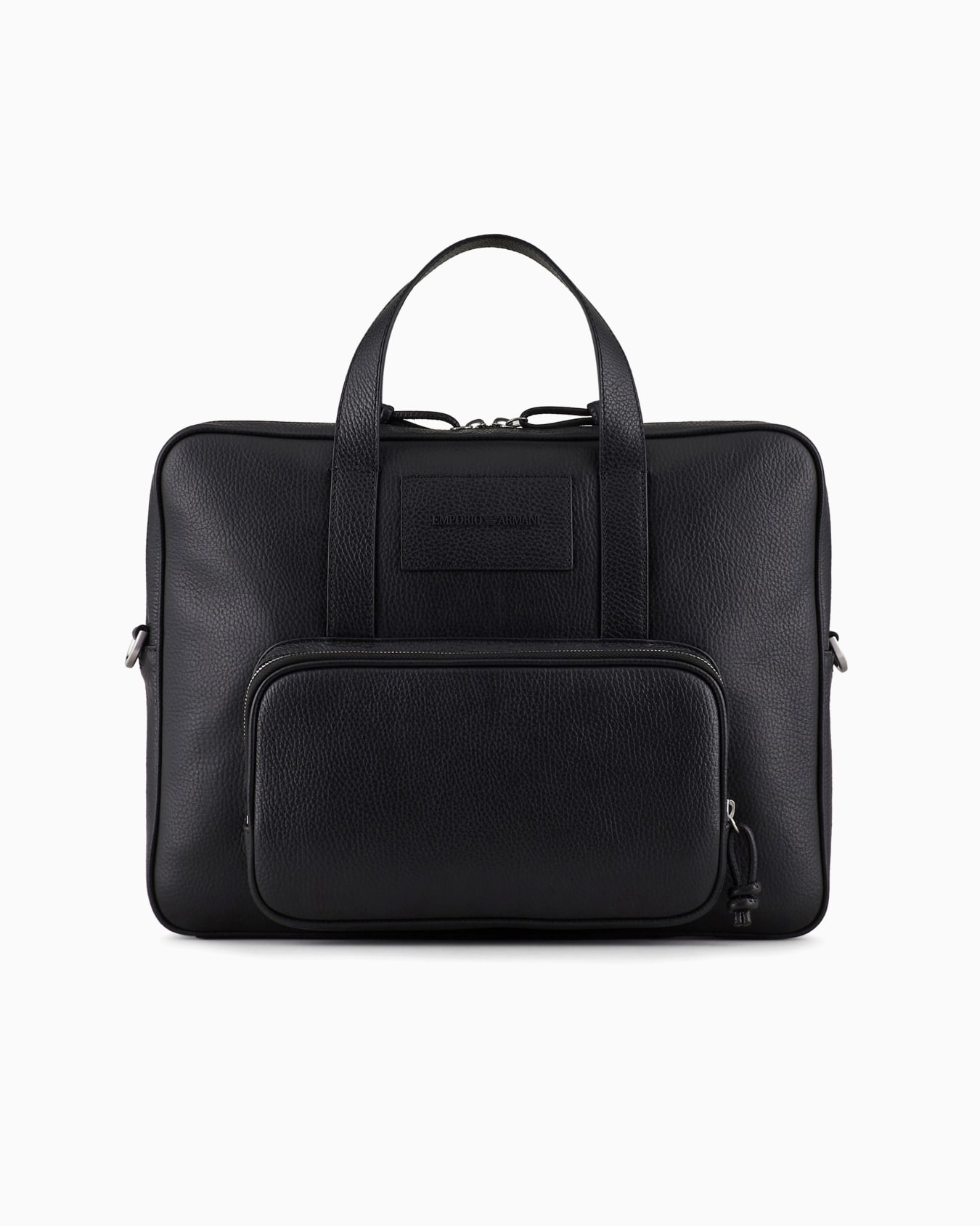 Business bag in tumbled leather Slide 0