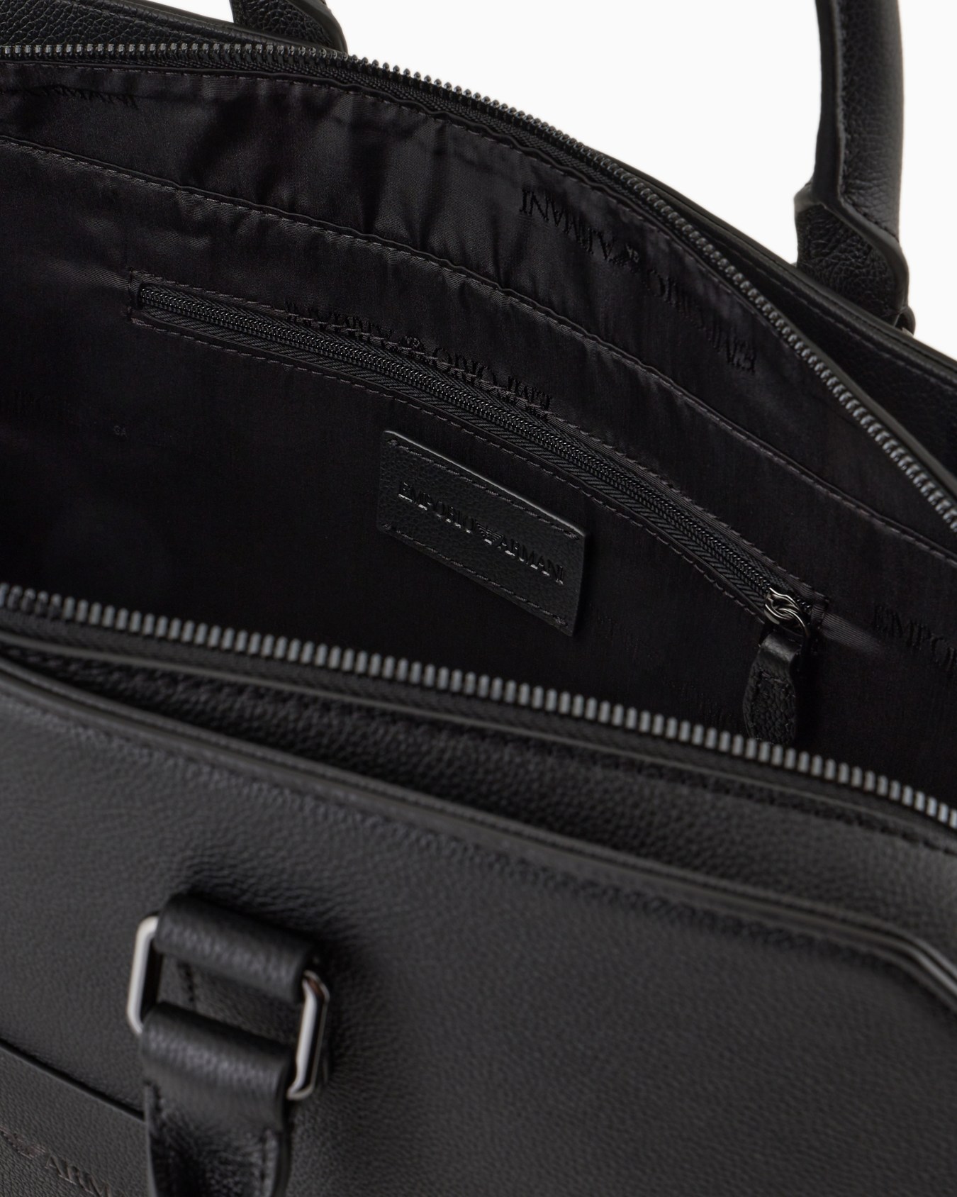 Business bag in tumbled leather Slide 3