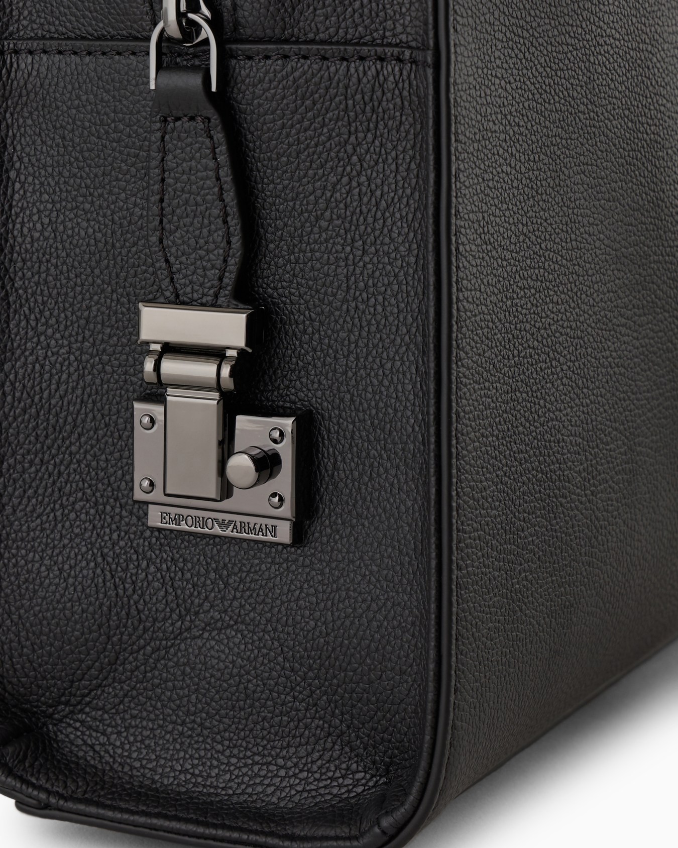 Business bag in tumbled leather Slide 5