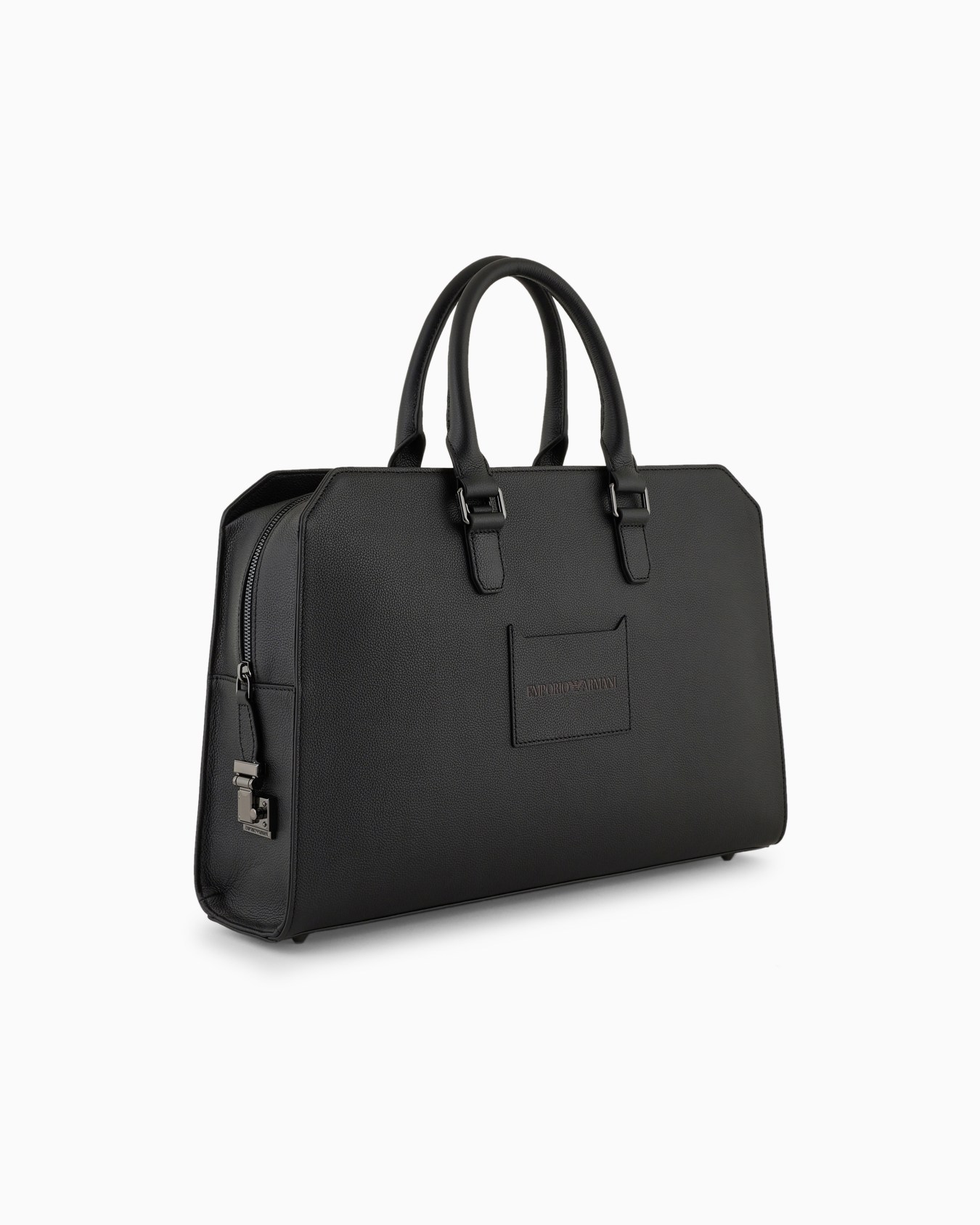 Business bag in tumbled leather Slide 1