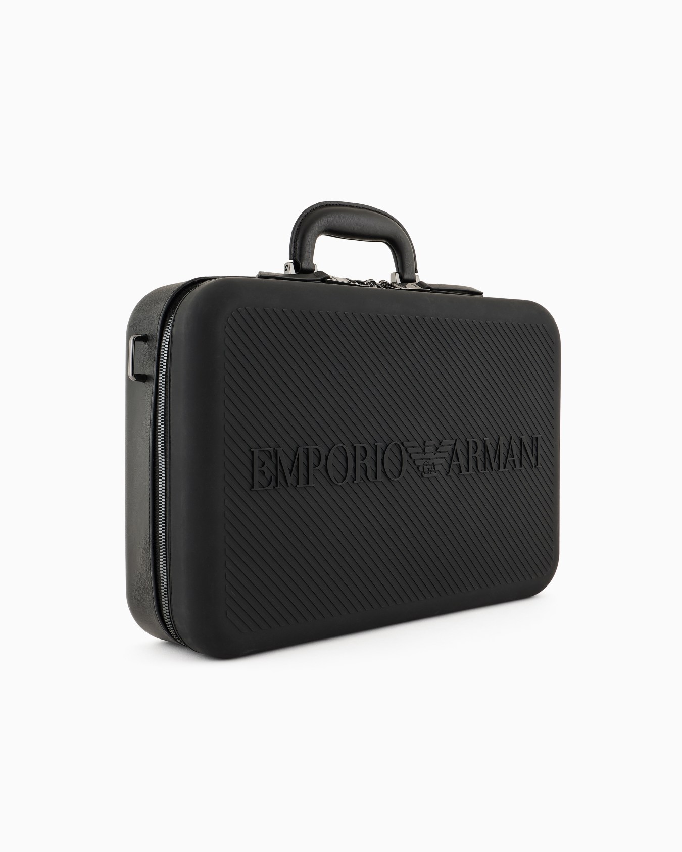 Bolso modelo business de goma reciclada con logotipo ASV Diapositiva 1