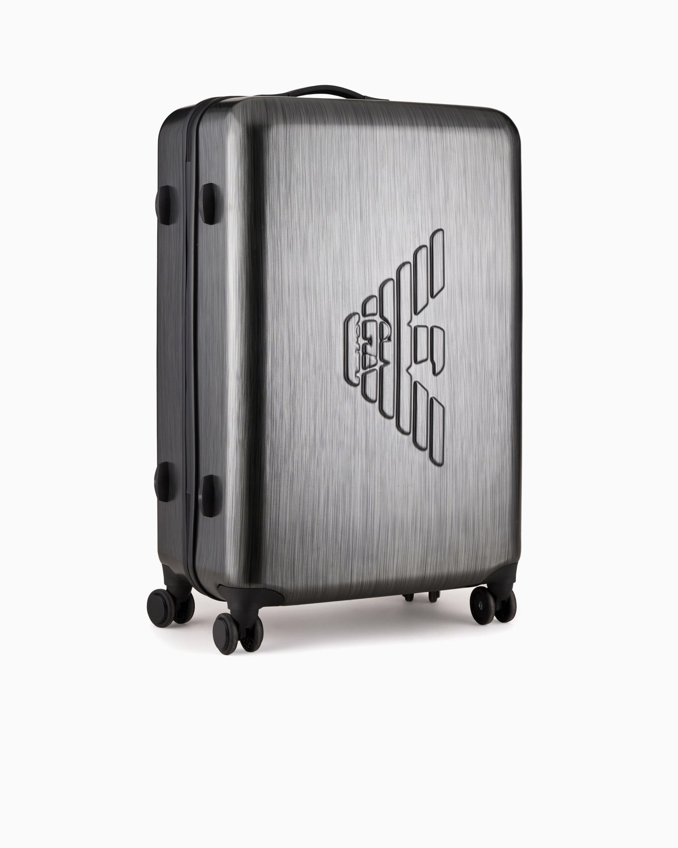 ABS large trolley suitcase with oversized, embossed eagle Slide 1