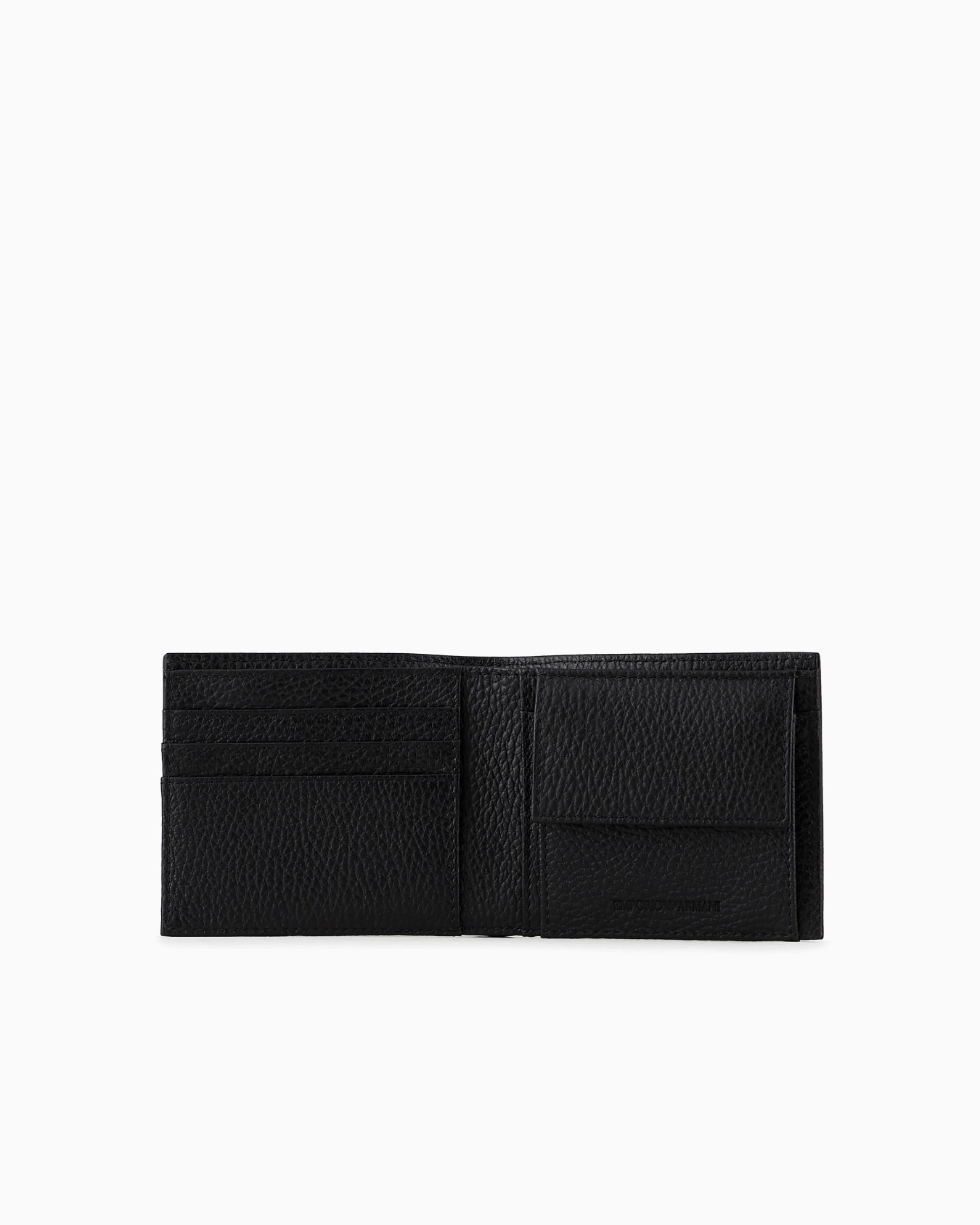 Tumbled leather wallet with coin pocket Slide 2
